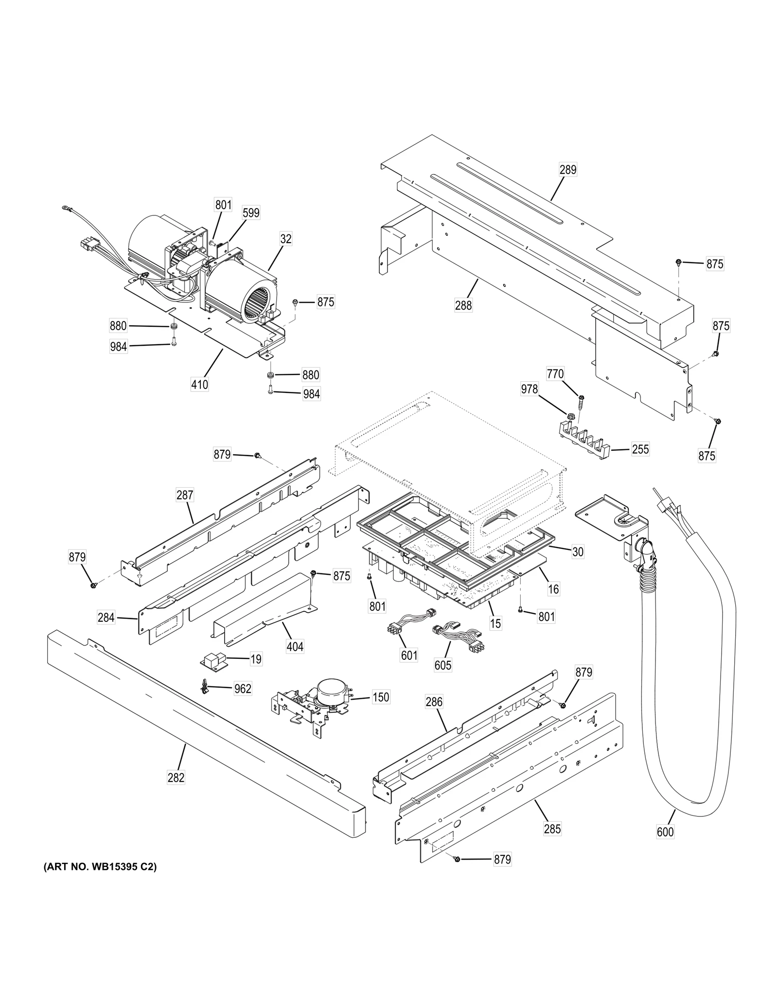 Middle Trim Assembly 30"
