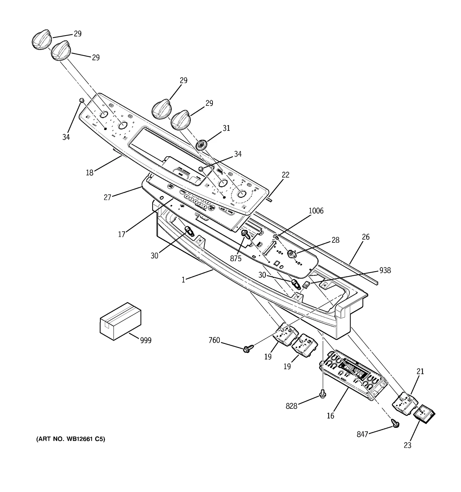 Keypanel Support Assembly (White)
