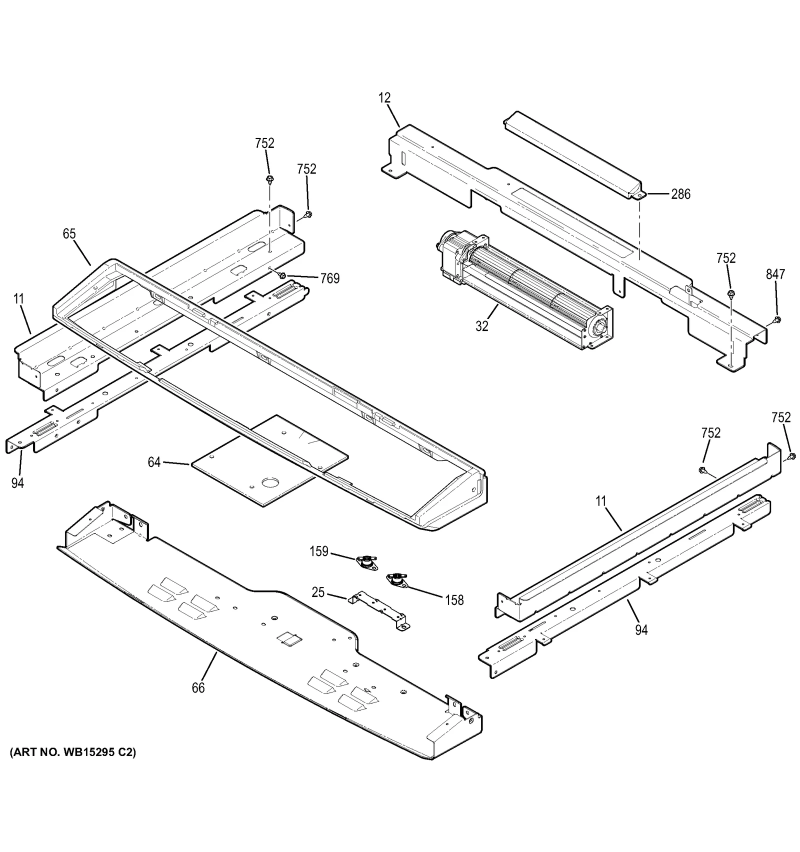 Left DC Chassis Brace