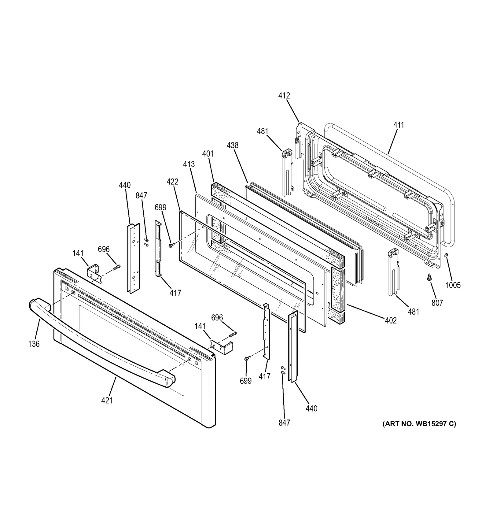 Upper Bonded Stainless Steel Panel Assembly