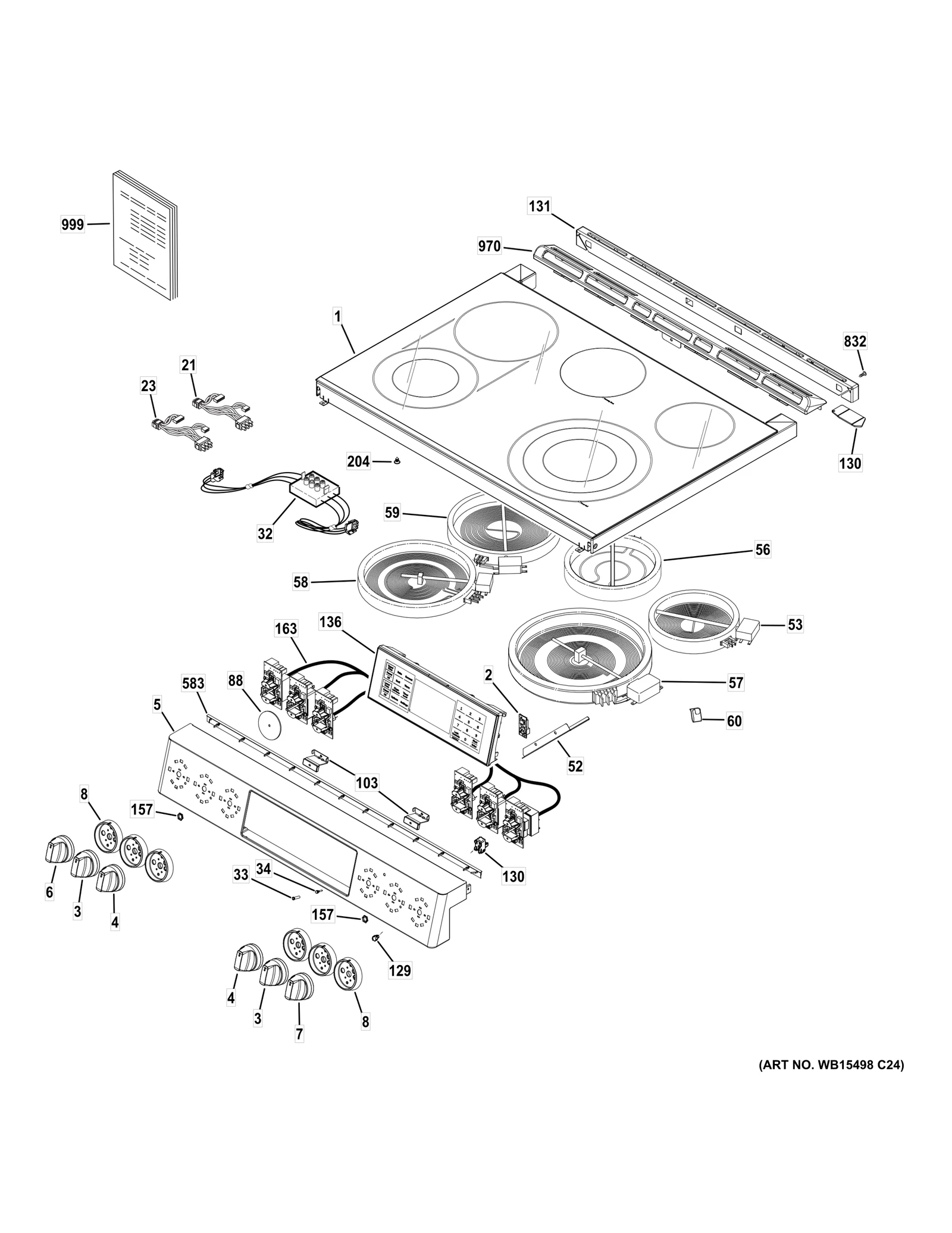 Glass and Touch Board Assembly