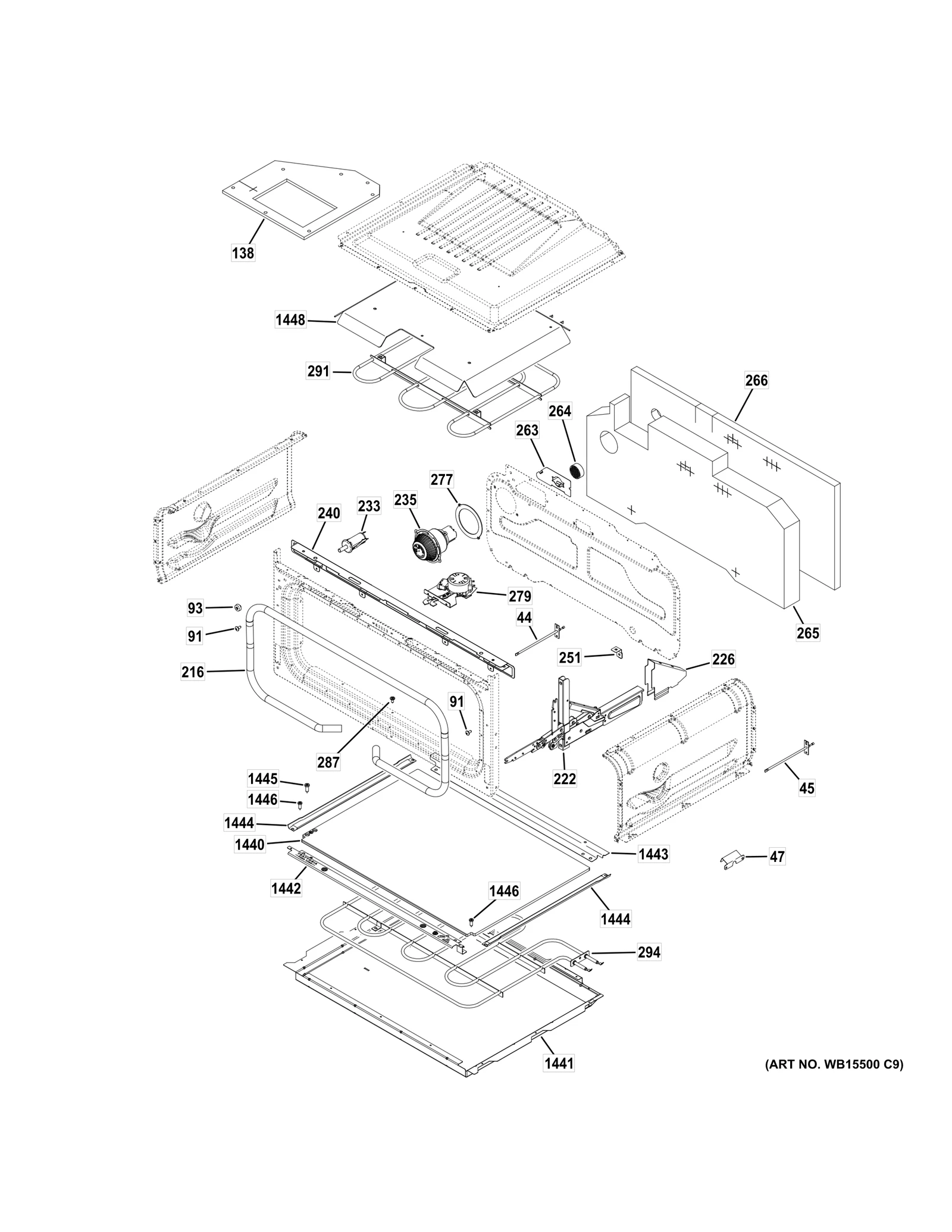 Hidden Bake Element