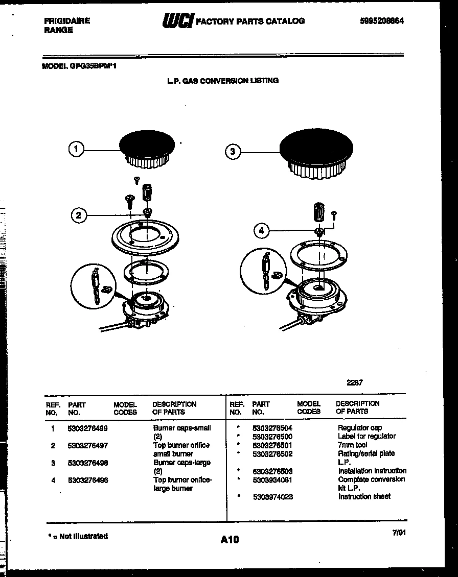 Large Burner Cap