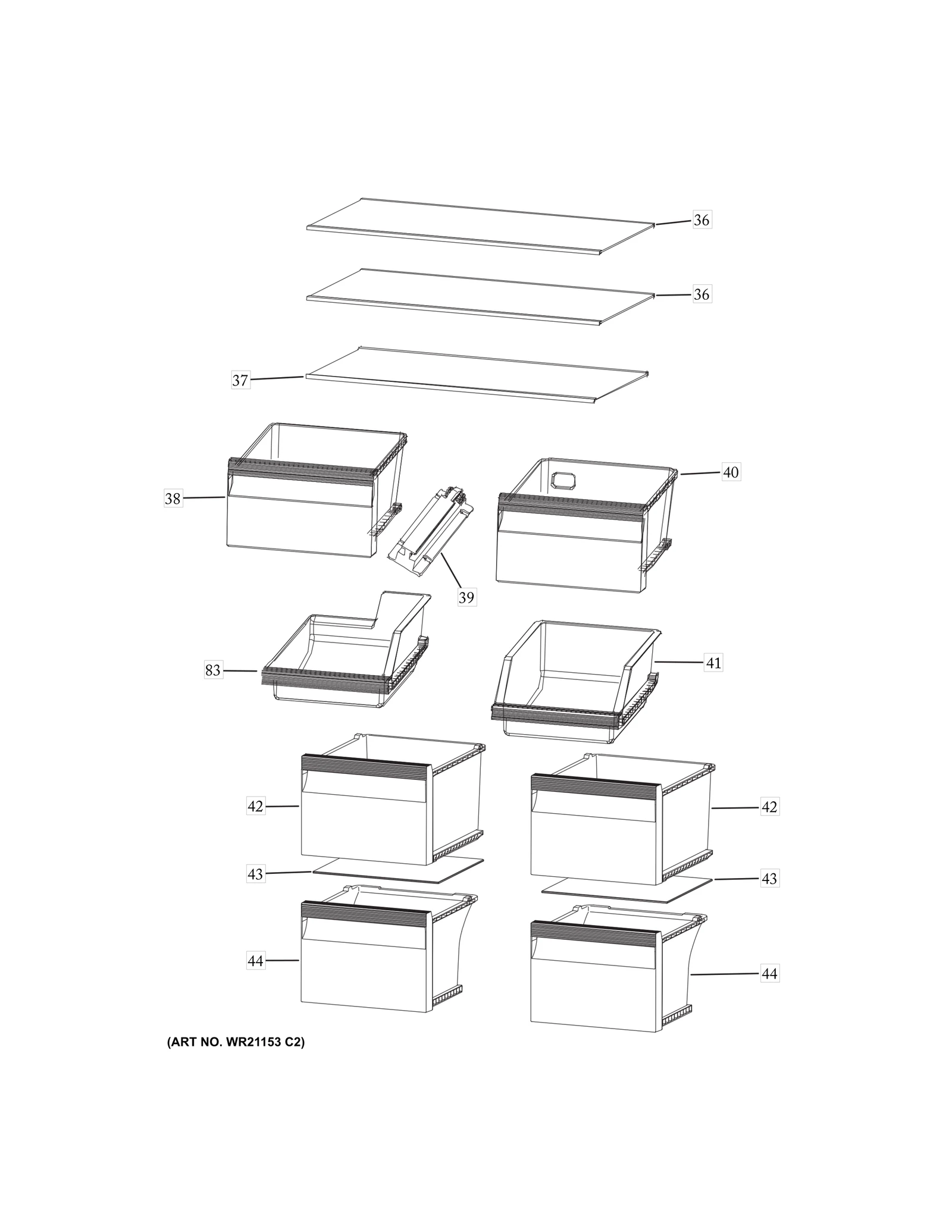 Glass Drawer Cover