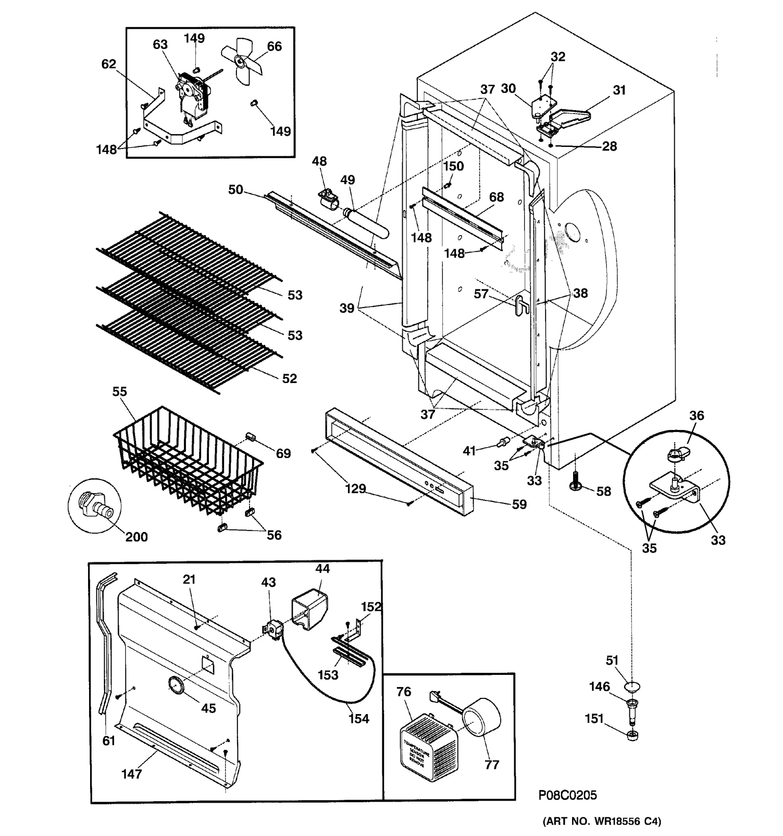 Evaporator Fan Motor
