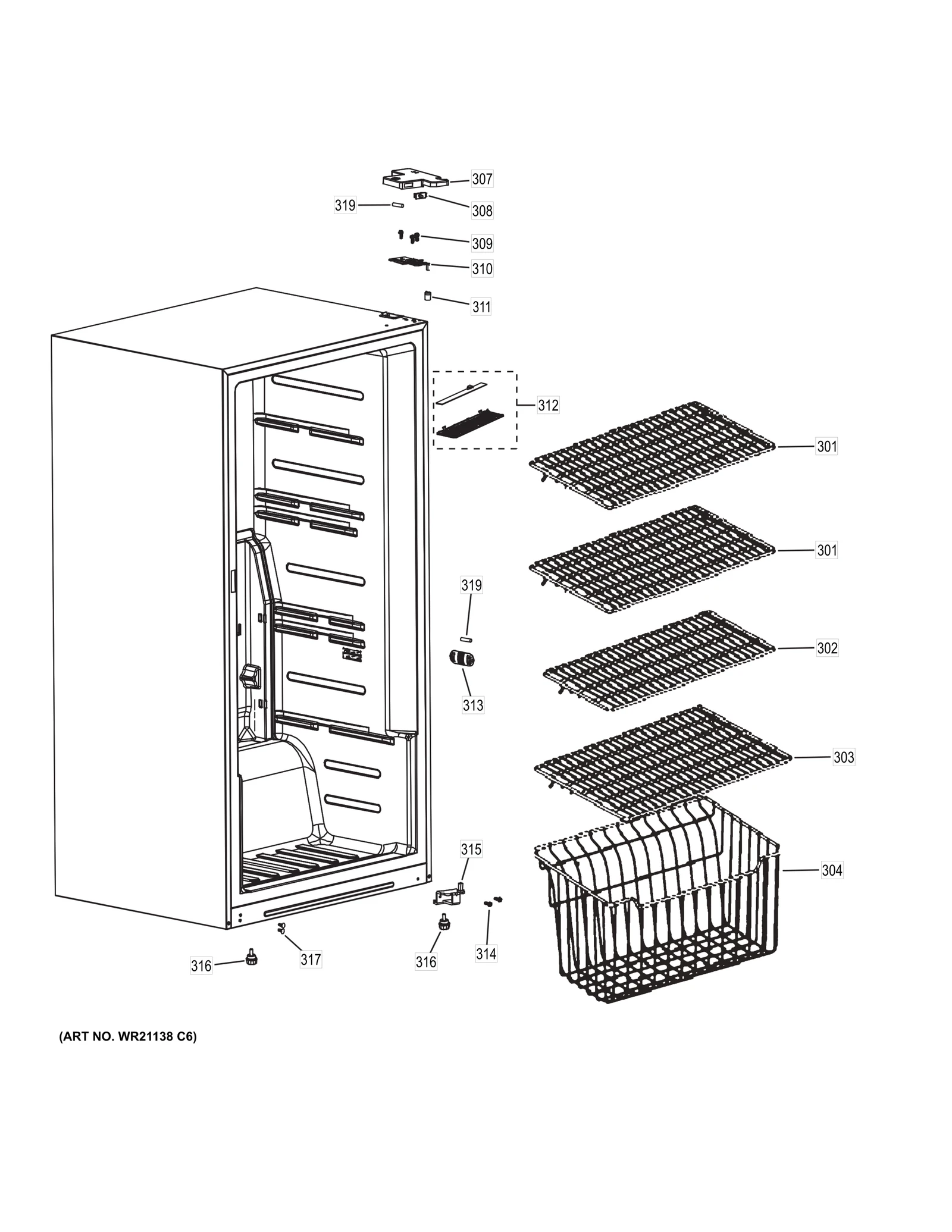 Middle Wire Shelf