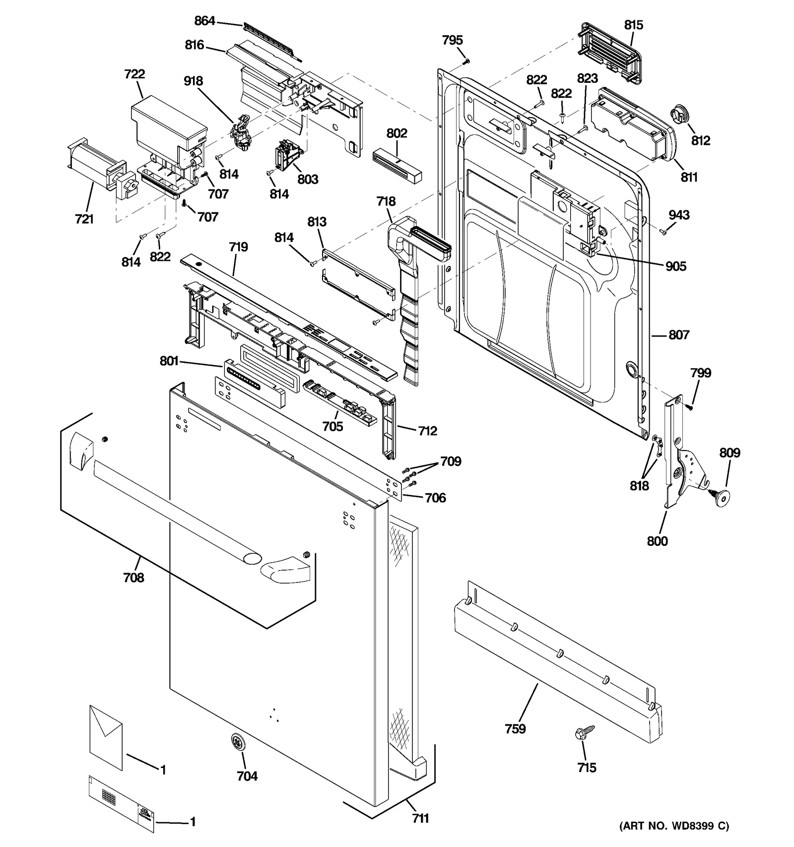 Outer Door Assembly