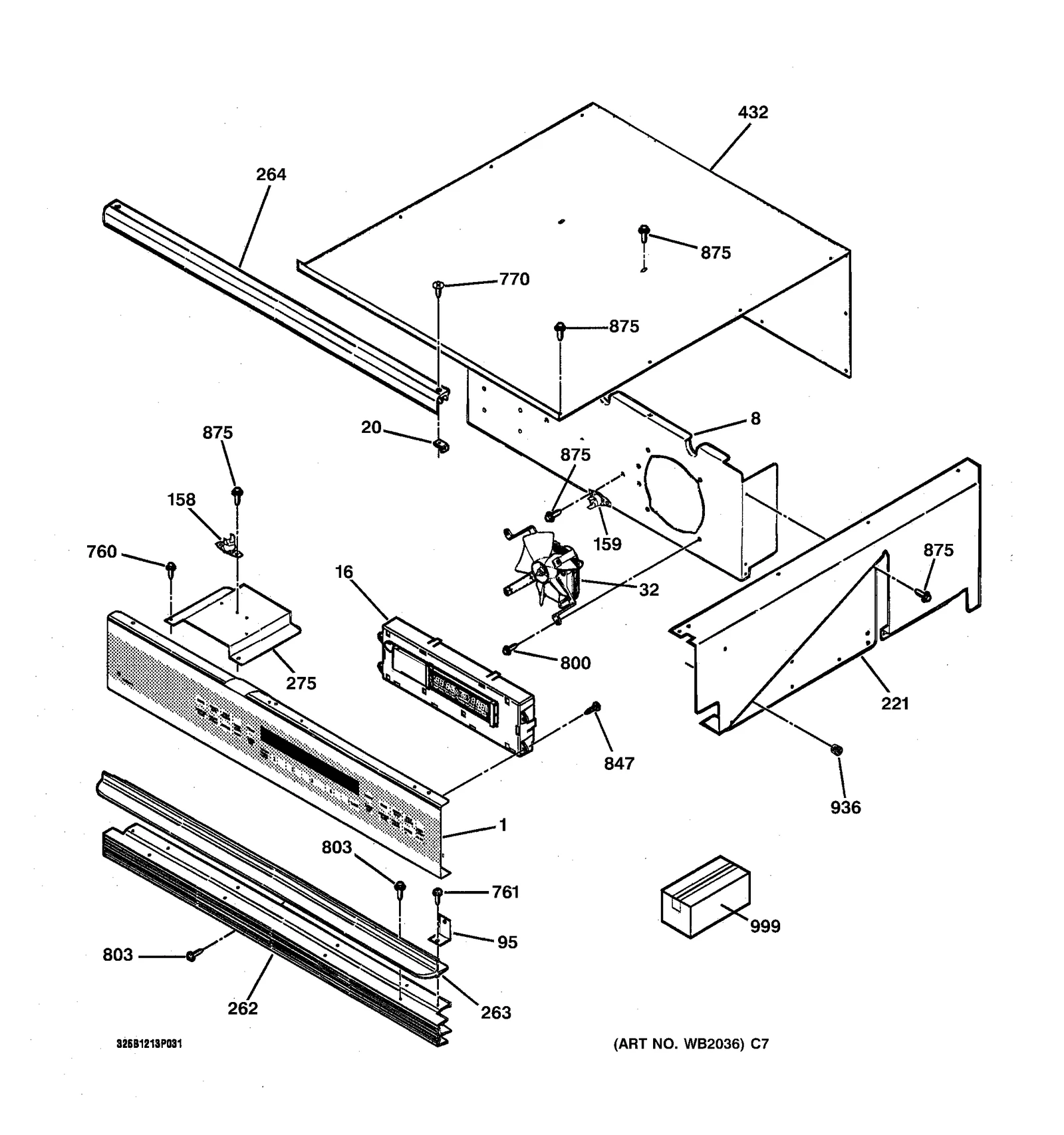 Control Panel Assembly with Keypad