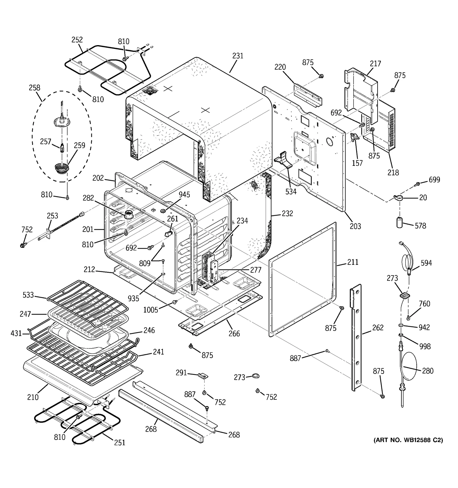 Bottom Trim Assembly (Stainless Steel)