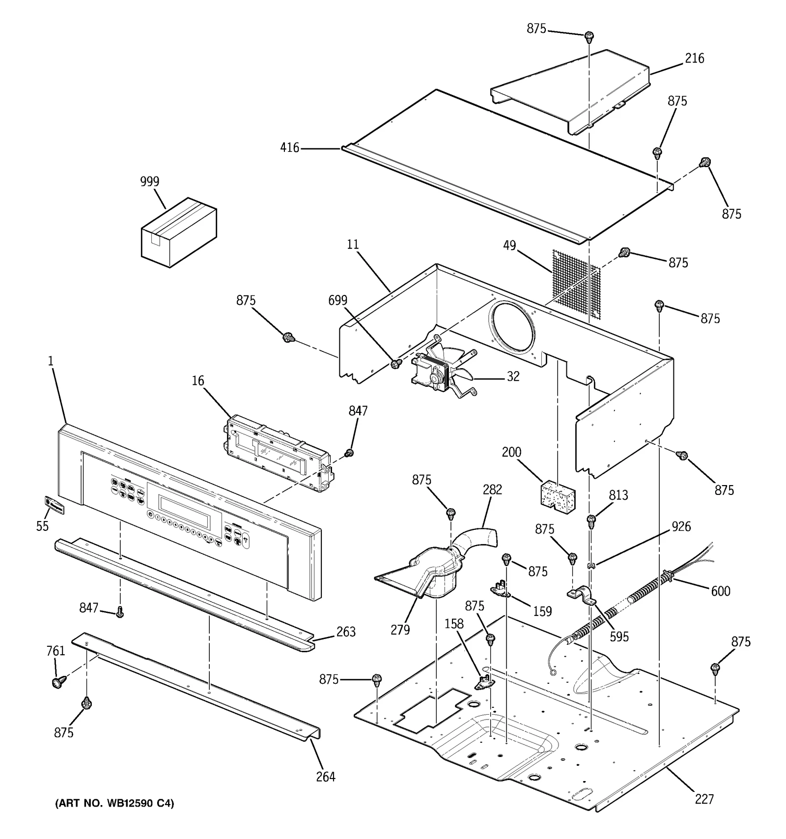 Control Panel Assembly 27 (Stainless Steel)