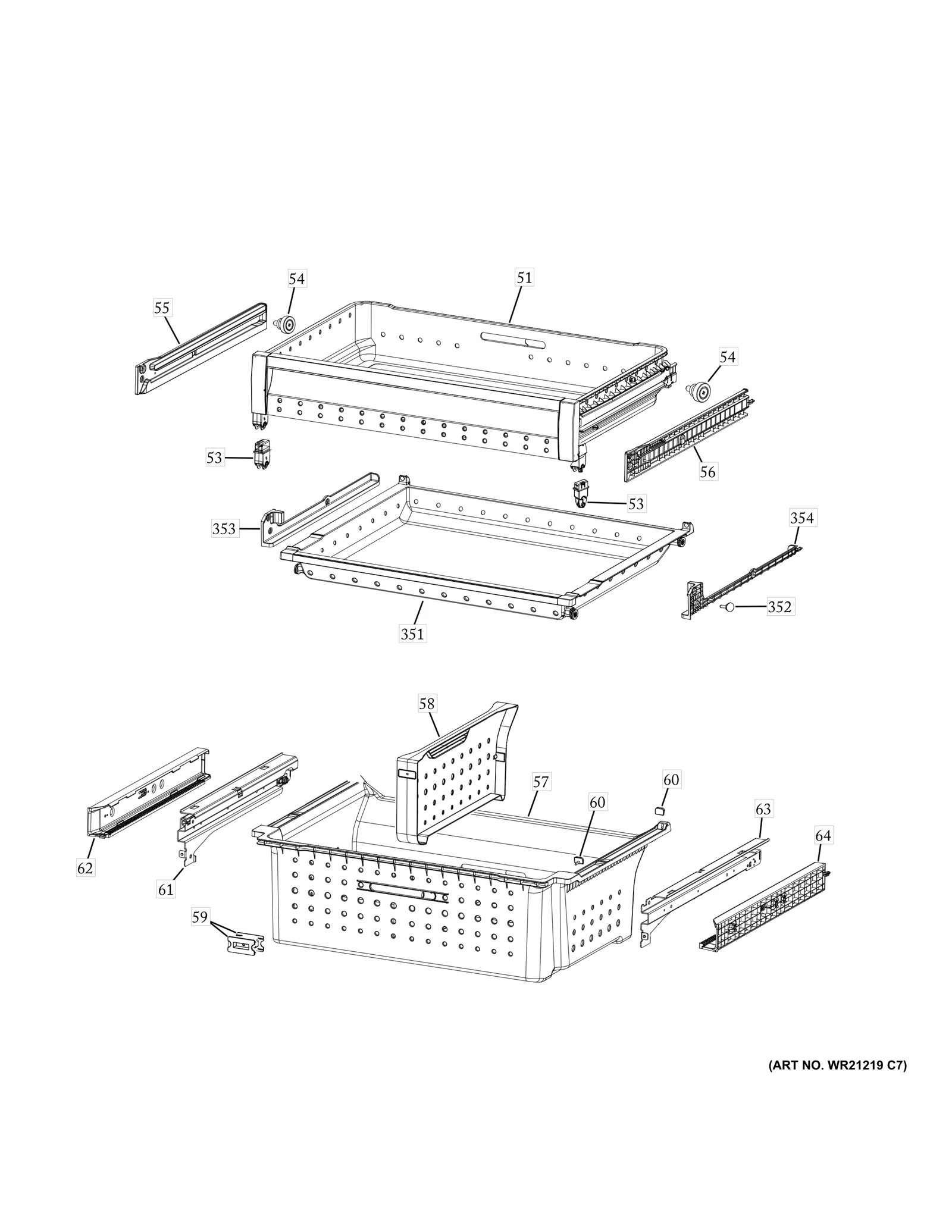 Gray Lower Basket Bumper