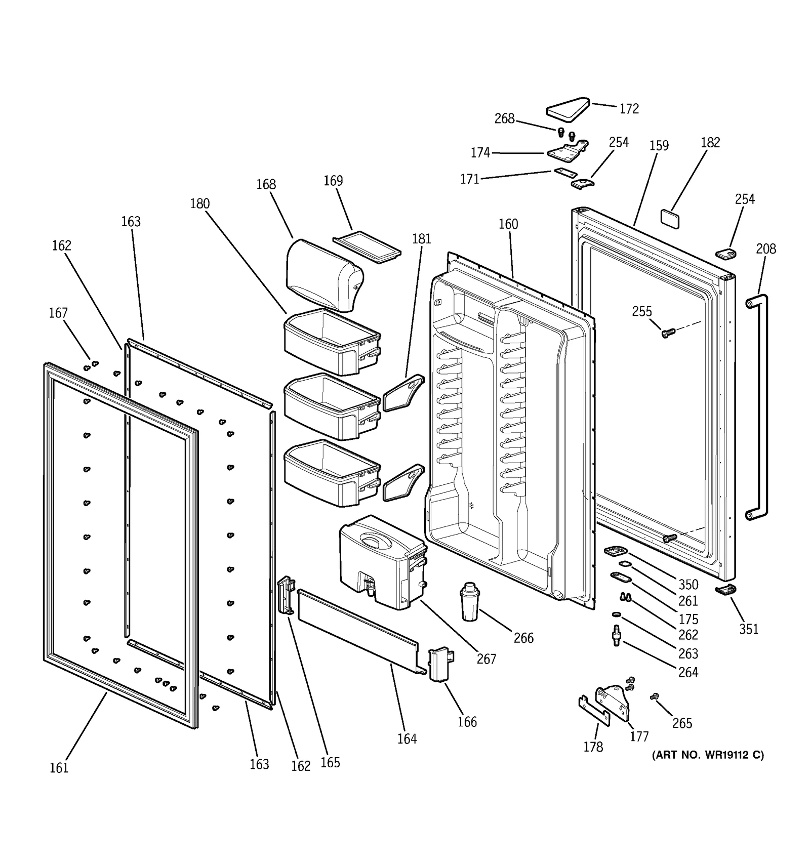 Right Hand EPAULET Door Corner