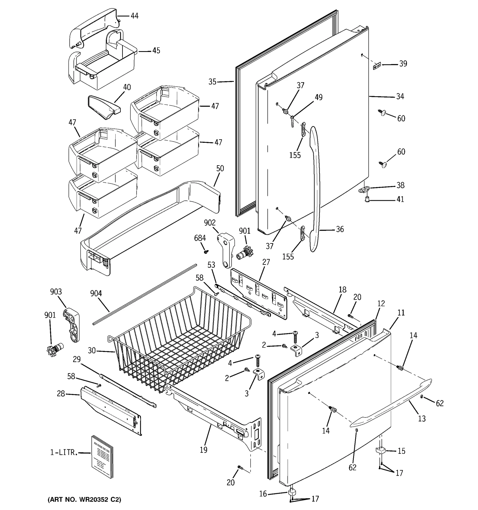 Fixed Shelf Assembly