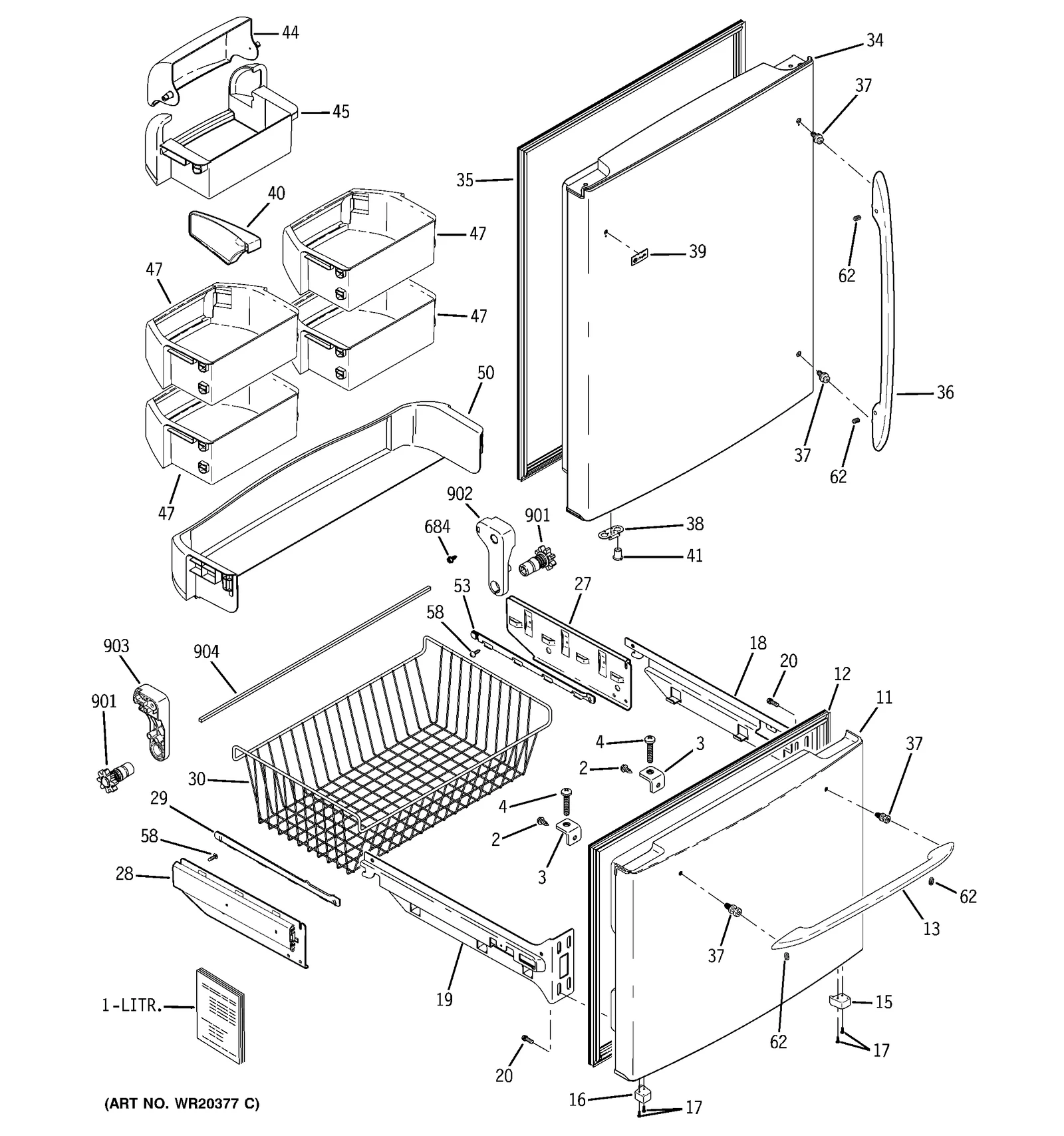 Door Foam Assembly