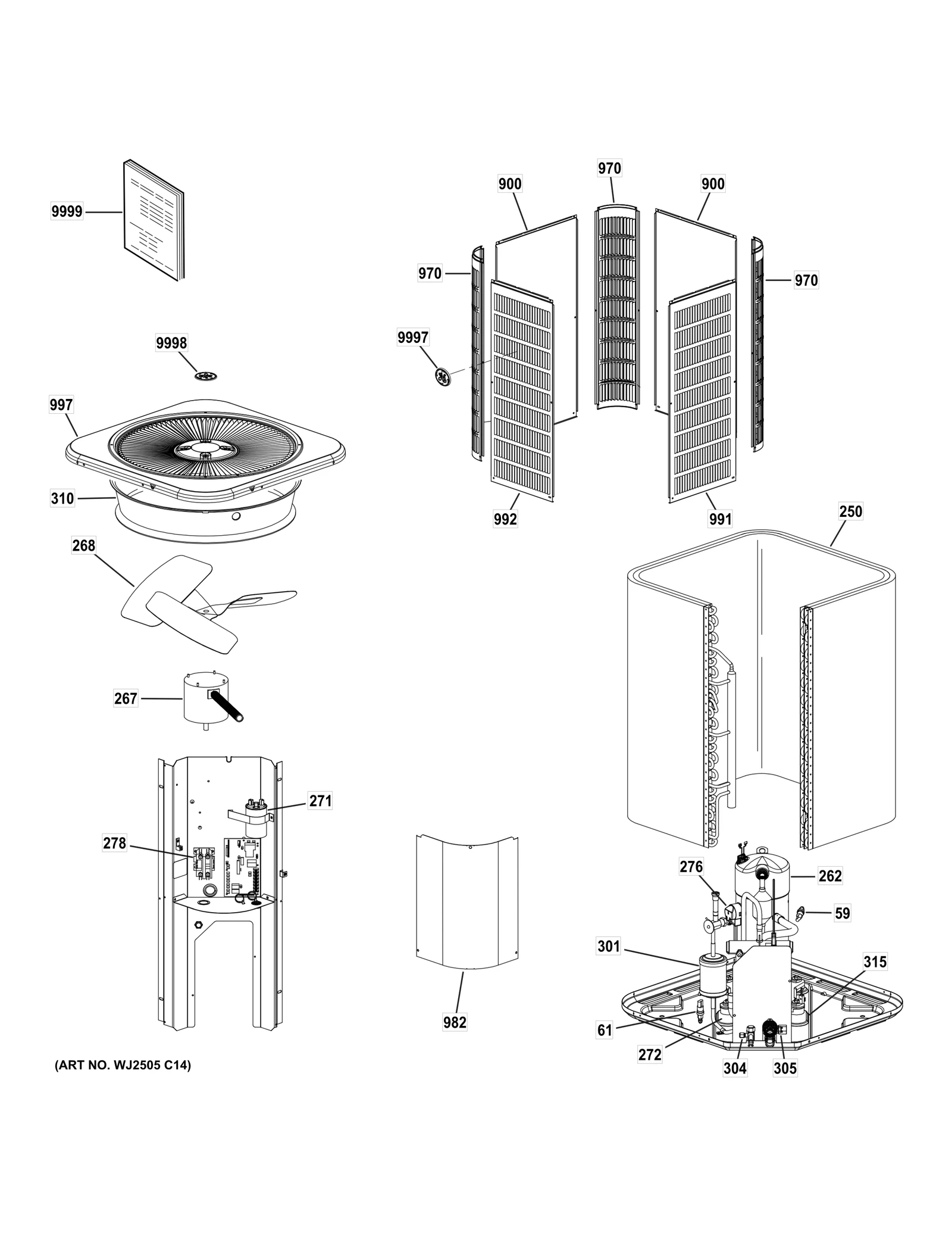 100017-10 Fan Assembly