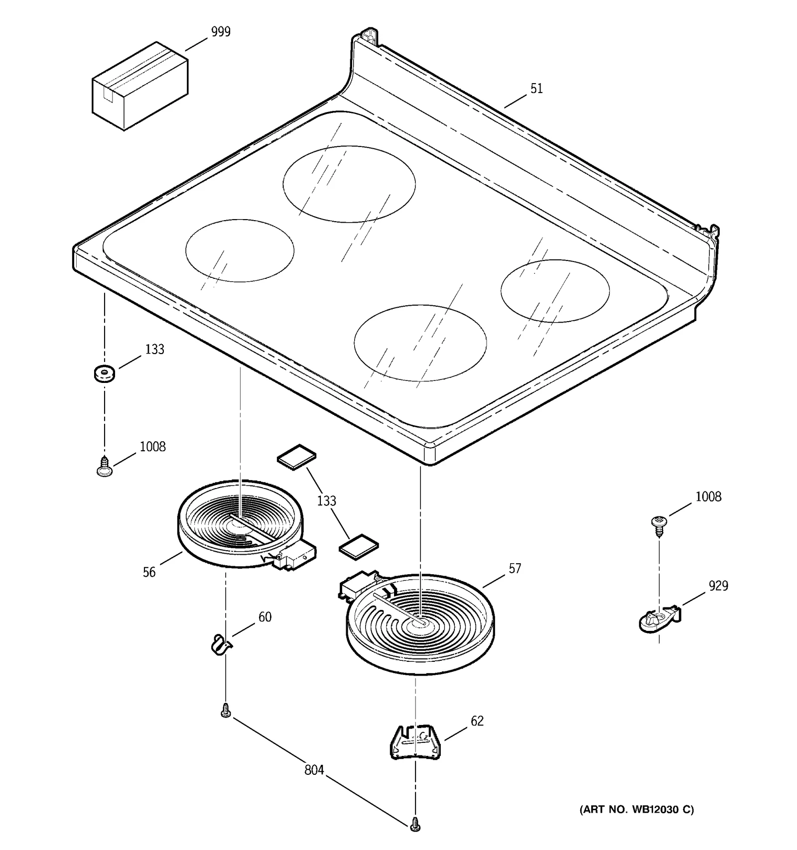 Radiant Top Assembly