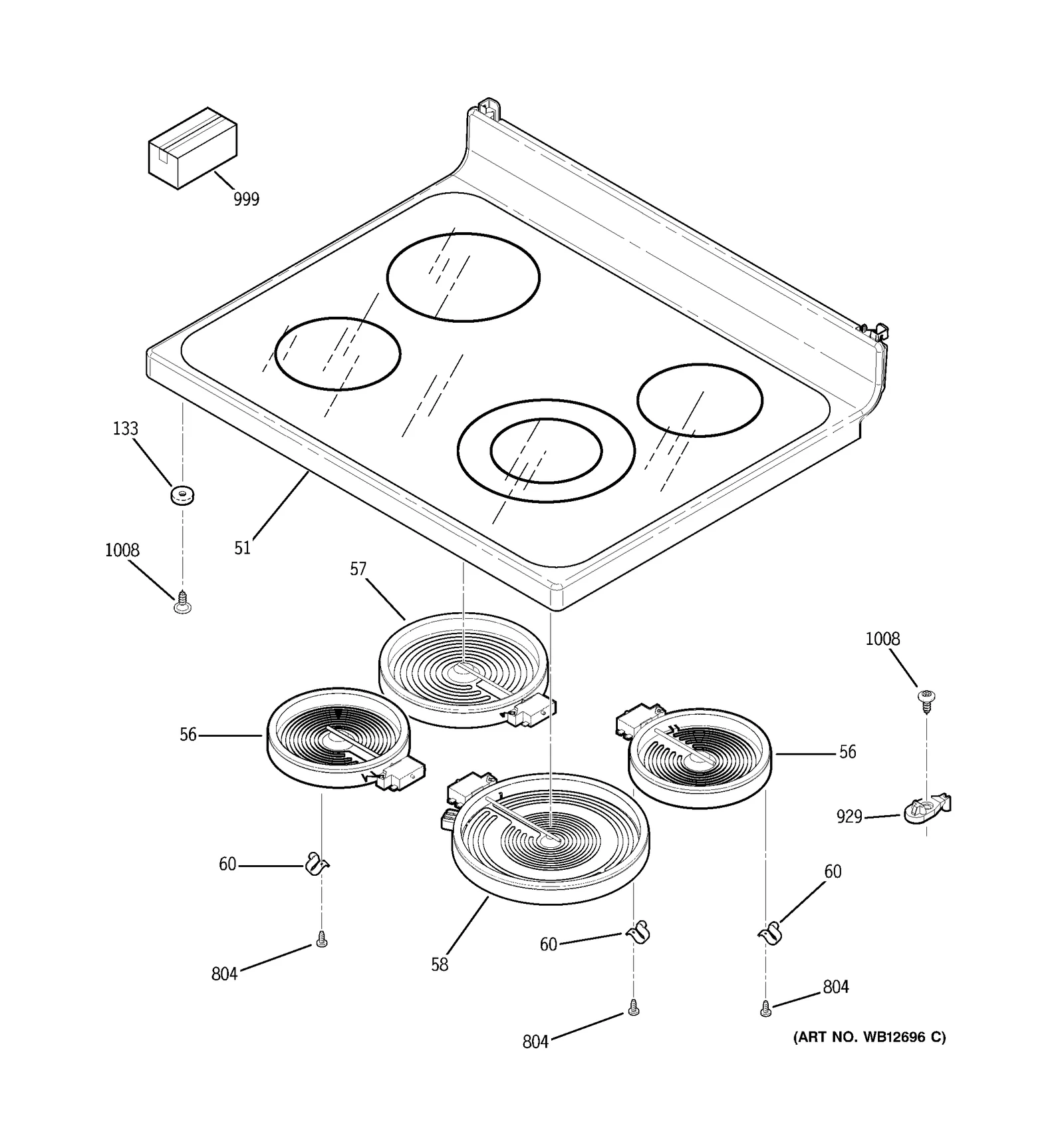 Radiant Top Assembly
