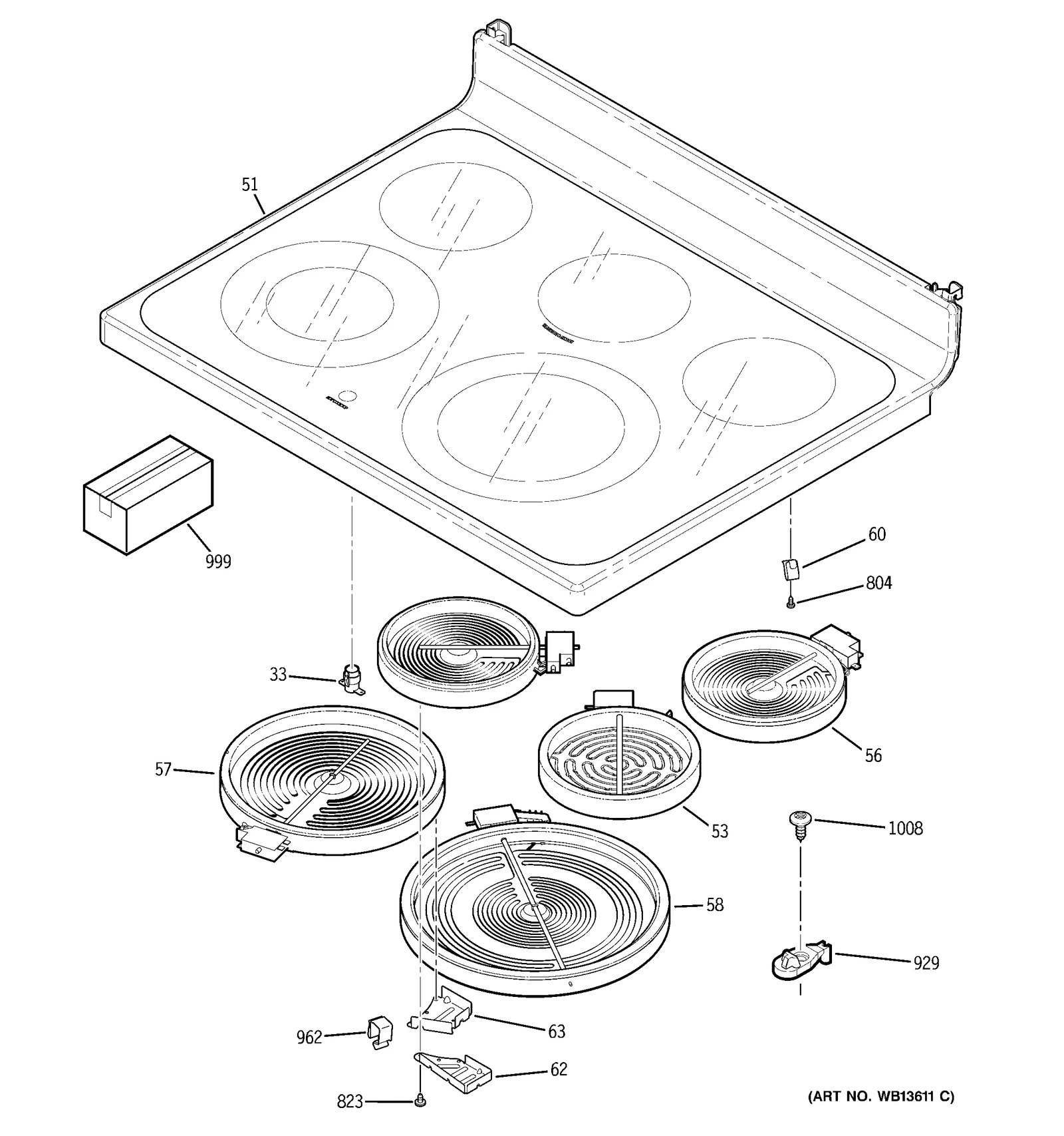 Glass Top Assembly