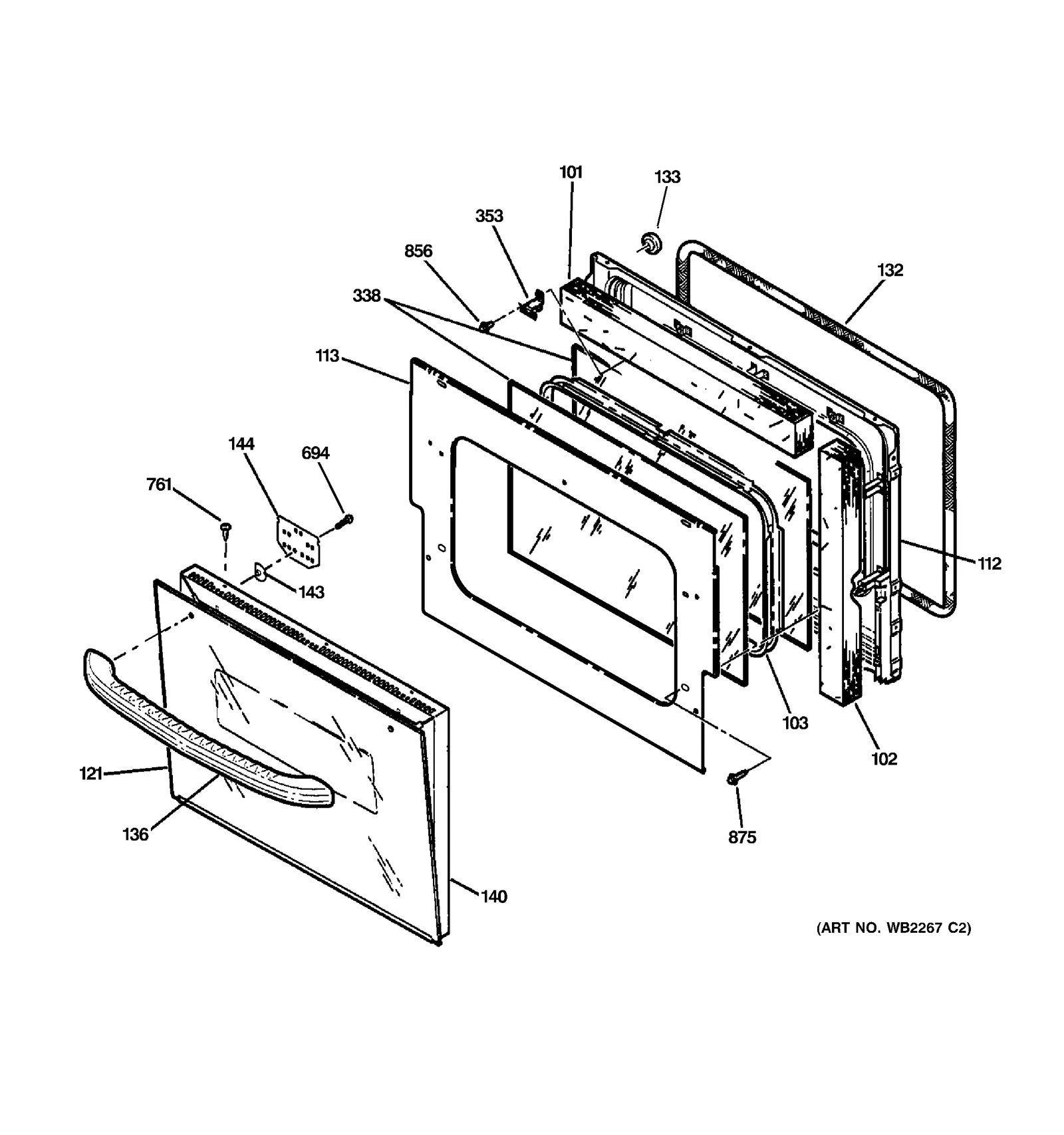 Outer Glass Door (BQ)