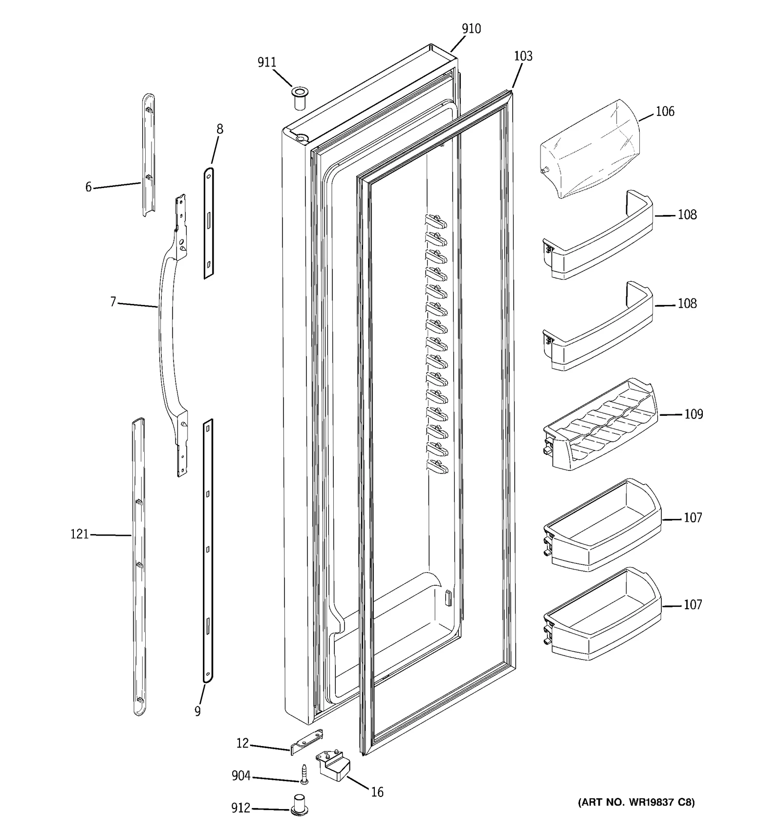 Door Foam Assembly