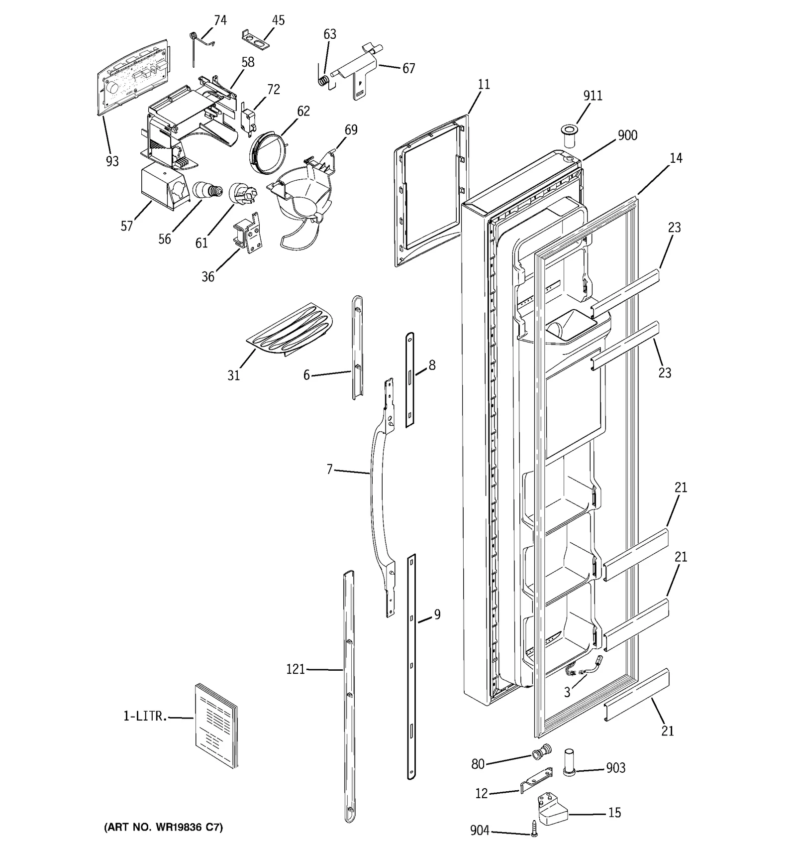 Door Foam Assembly