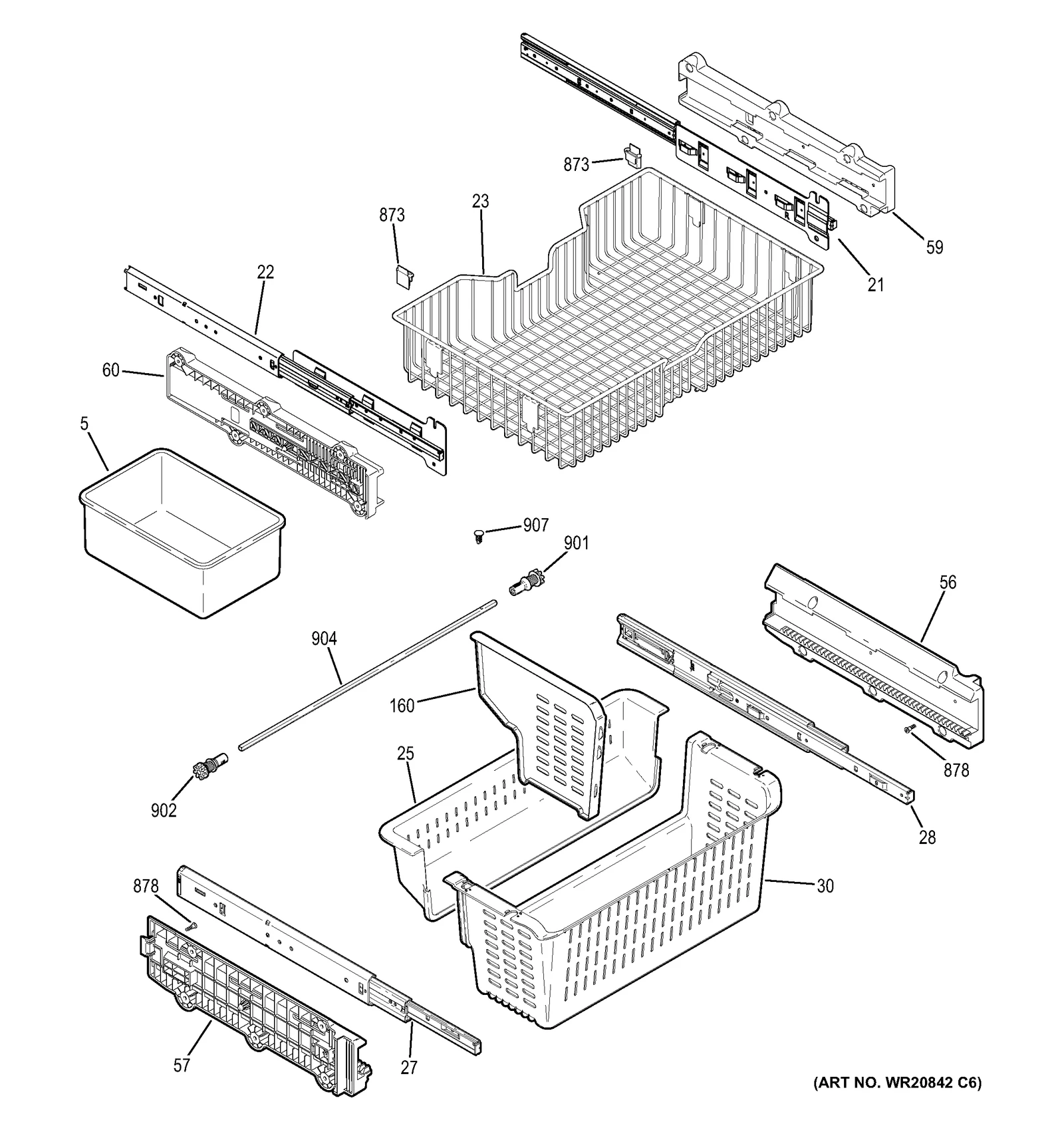 Lower Slide Assembly 25 Right Hand