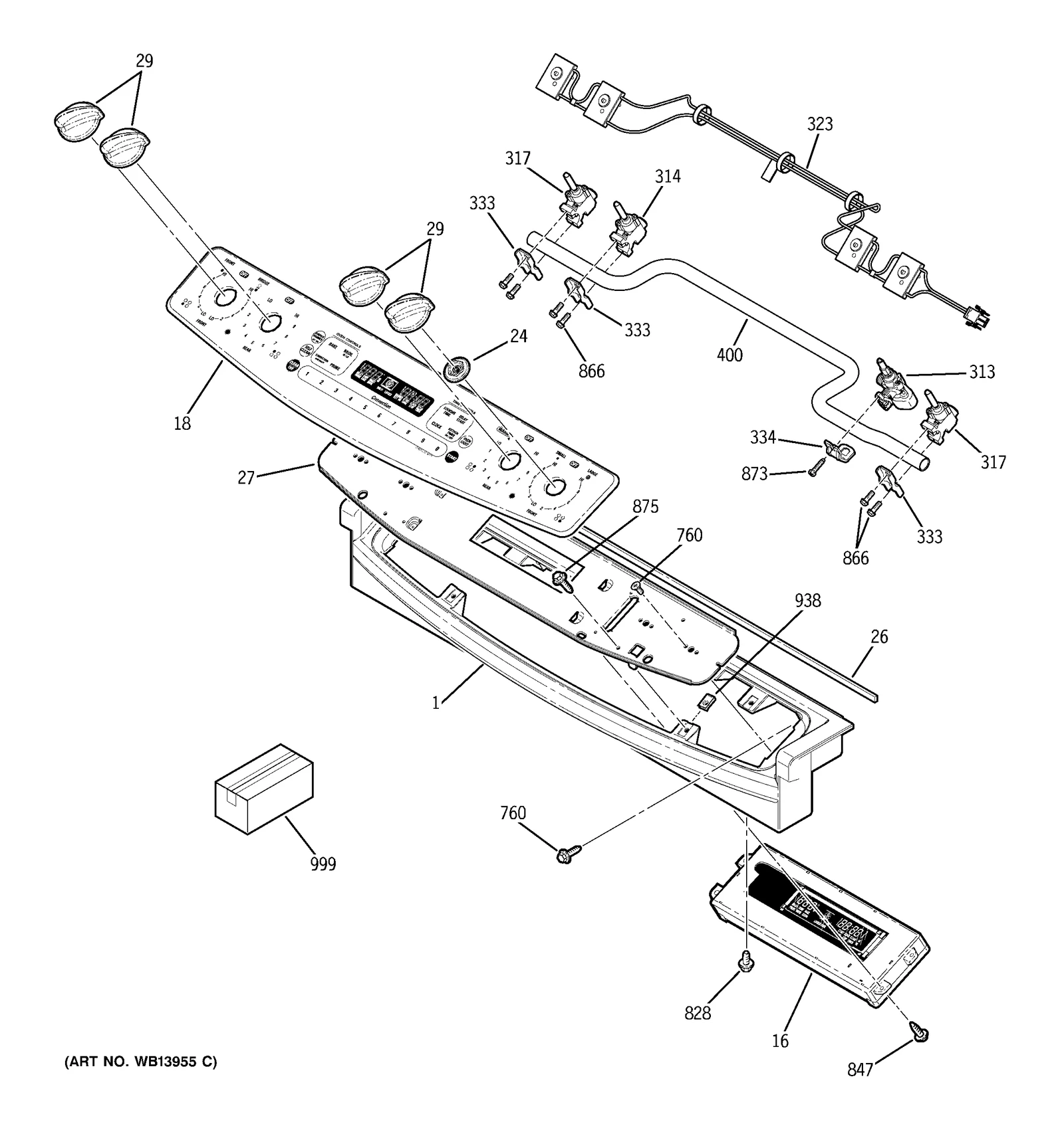 Glass Touch Assembly (Stainless Steel)