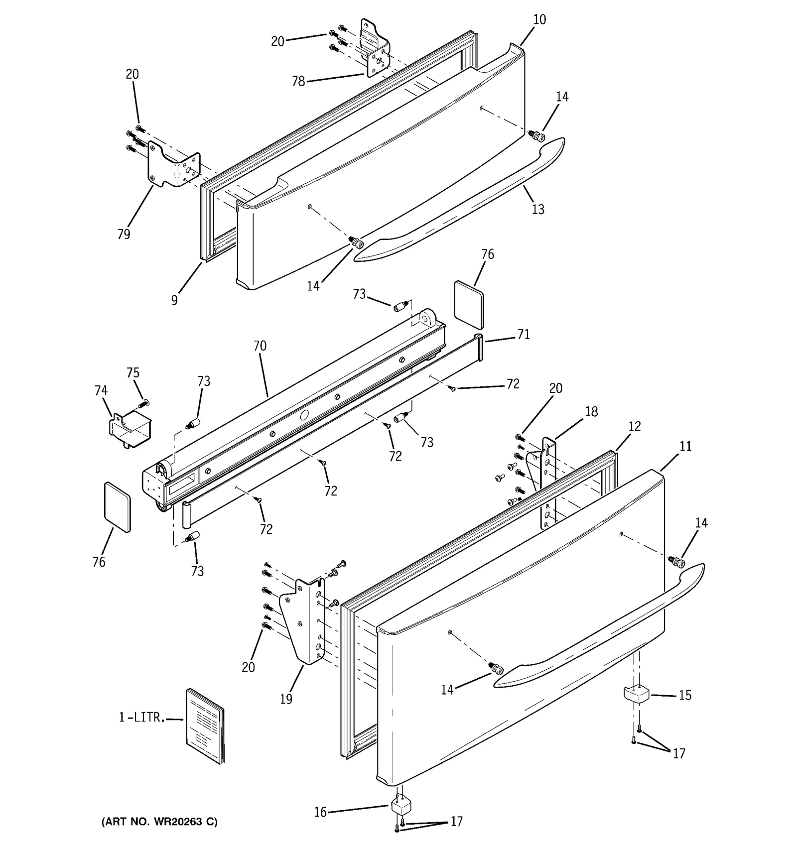 Door Upper Right Connector