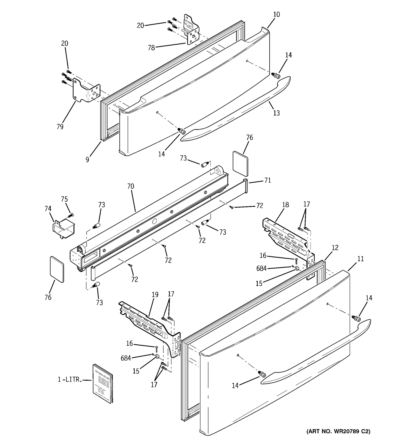 Lower Door Foam Assembly Bow