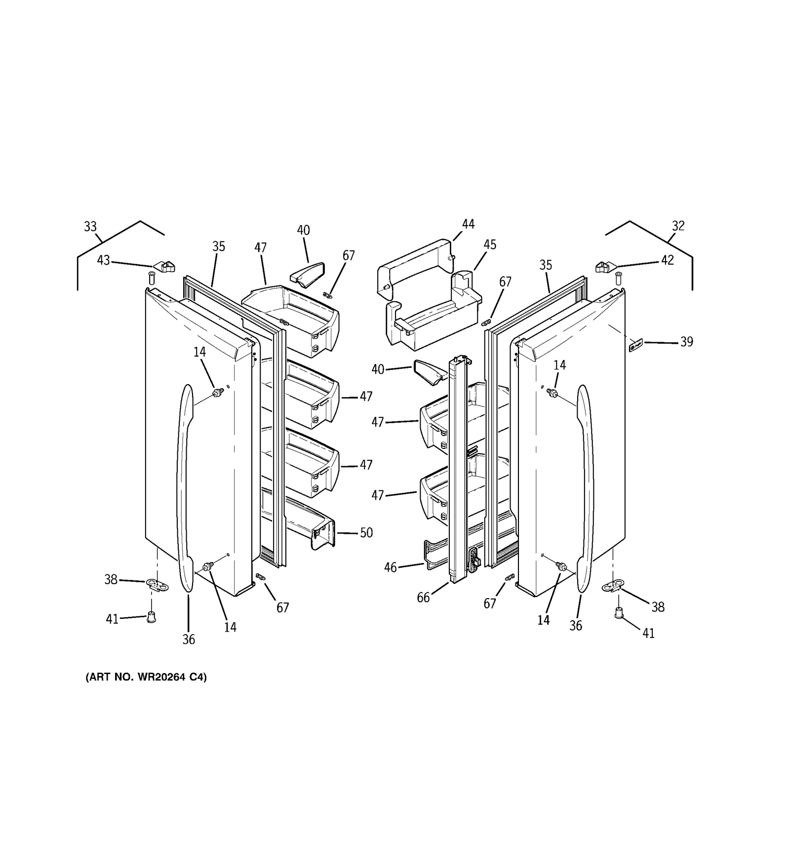Right Hand Door Foam Assembly