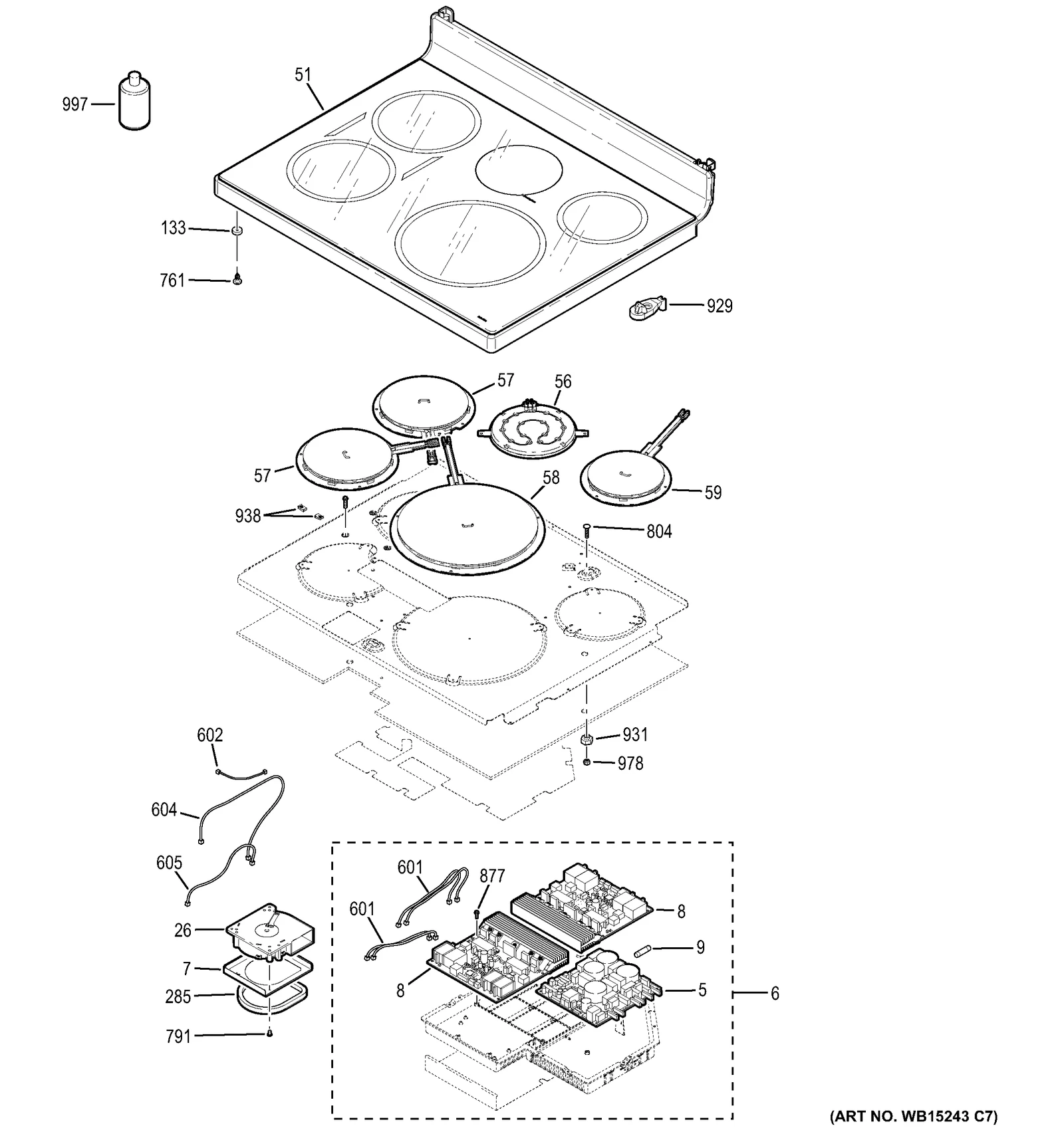 Glass Top Assembly