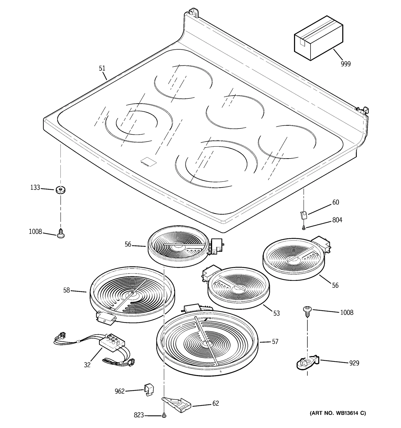 Glass Top Assembly