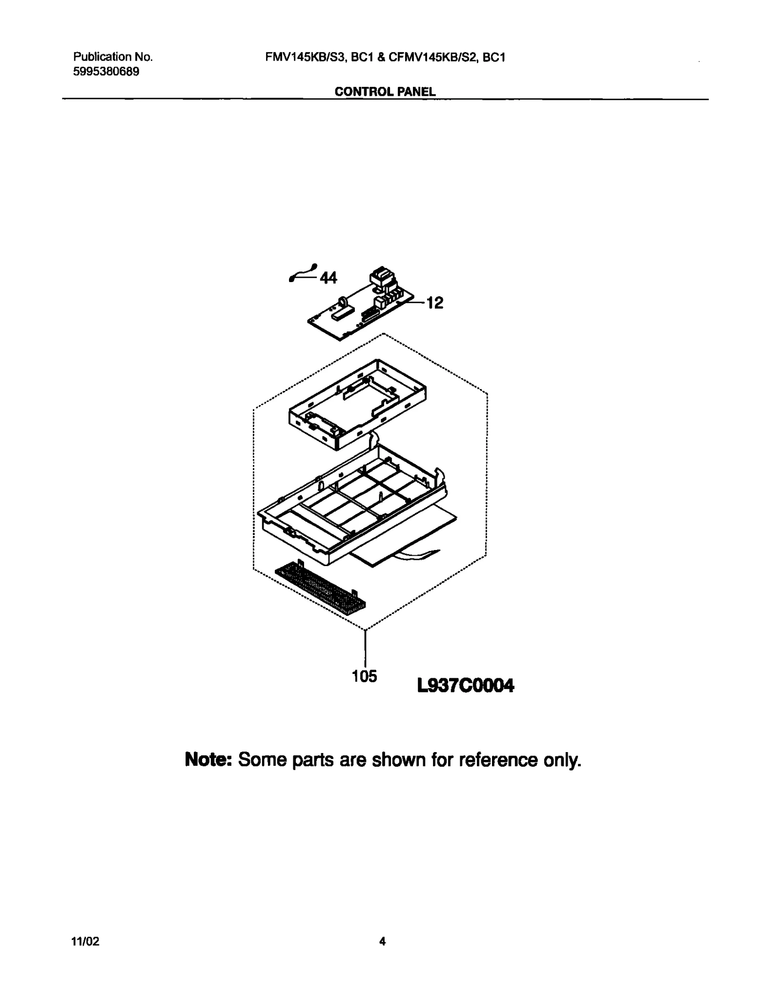 Control Panel Assembly
