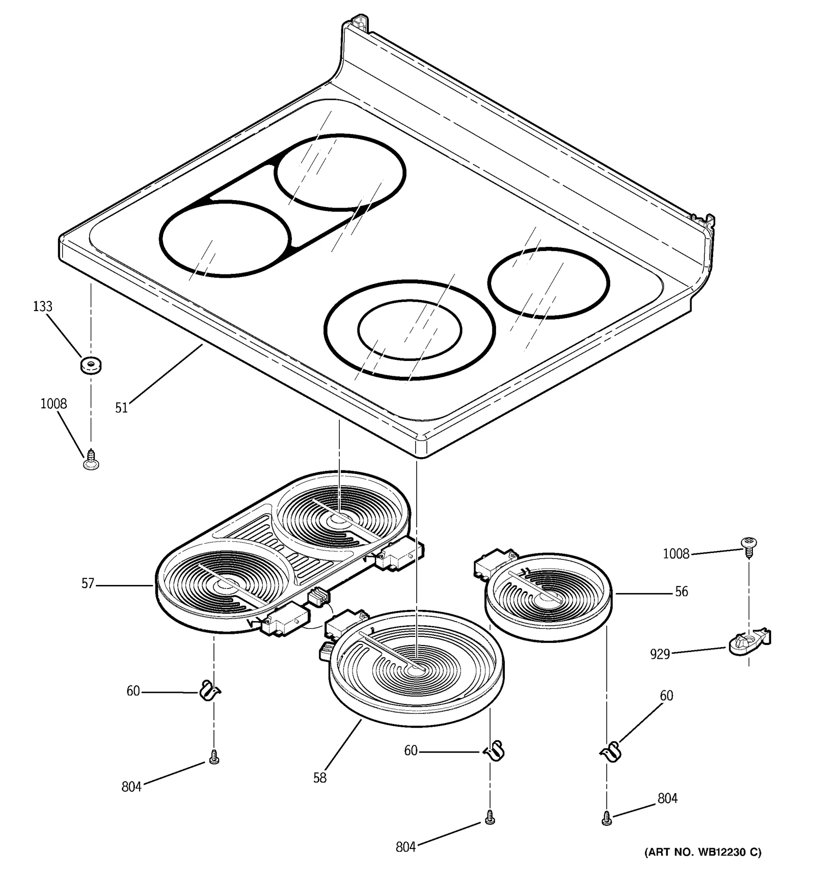Radiant Top Assembly