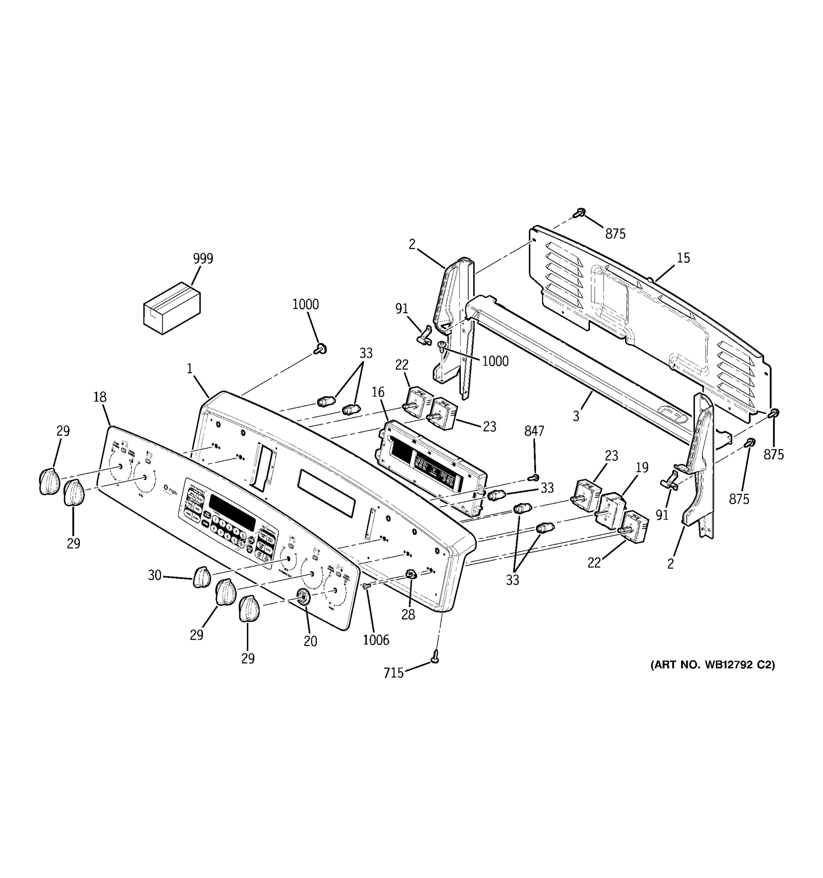 Faceplate Crystal Assembly
