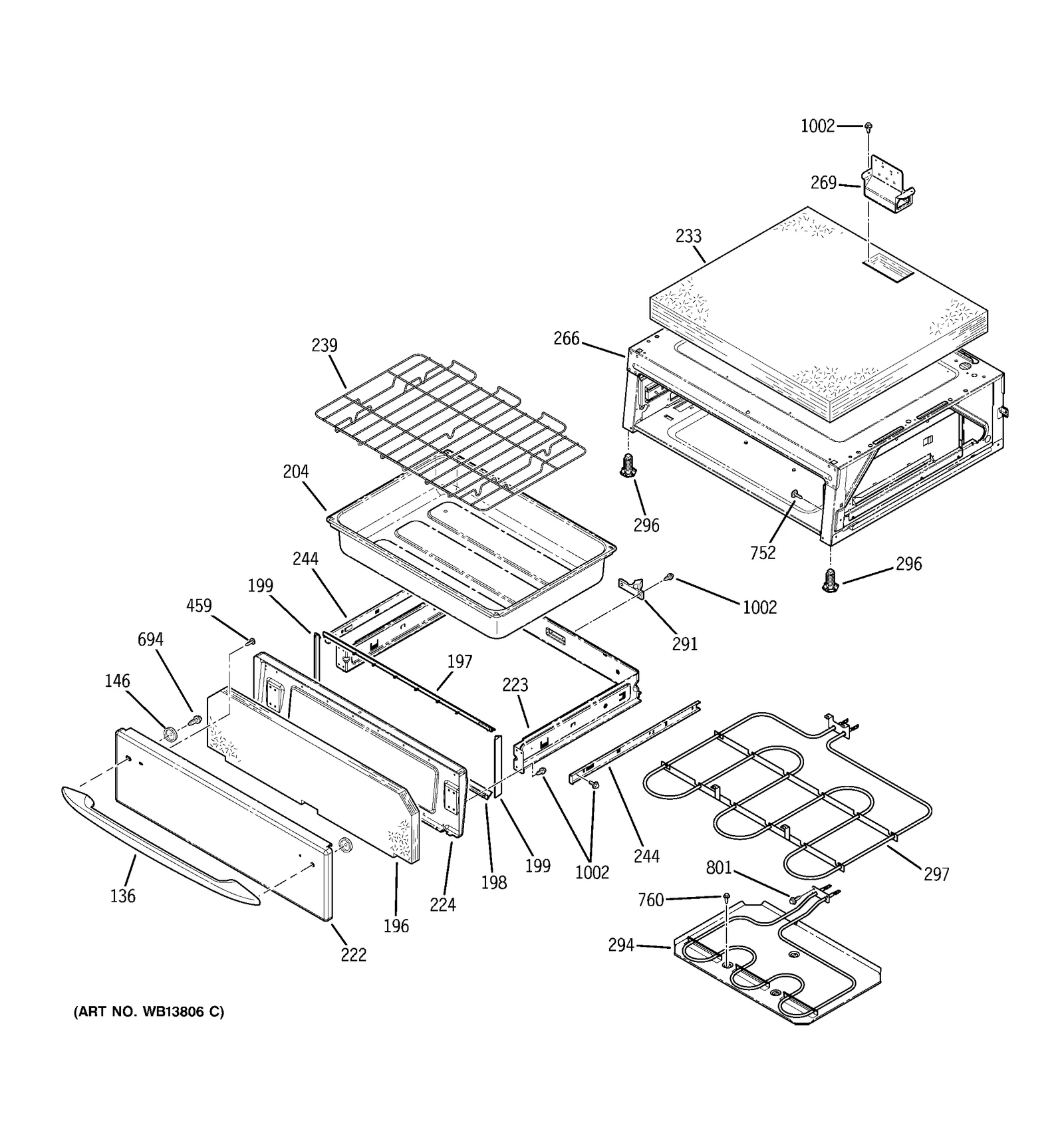 Stainless Steel Drawer Panel Assembly