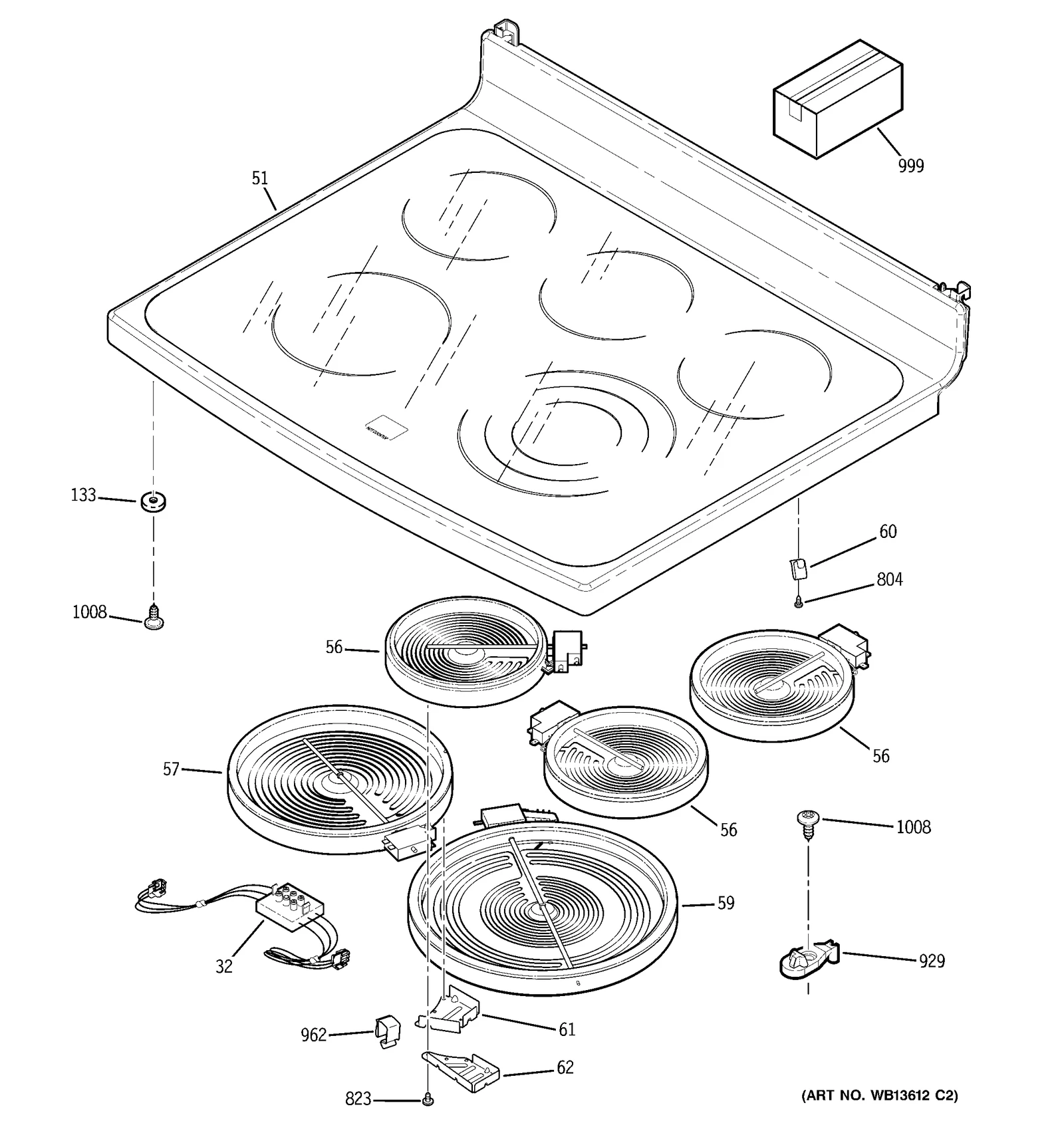 Glass Top Assembly