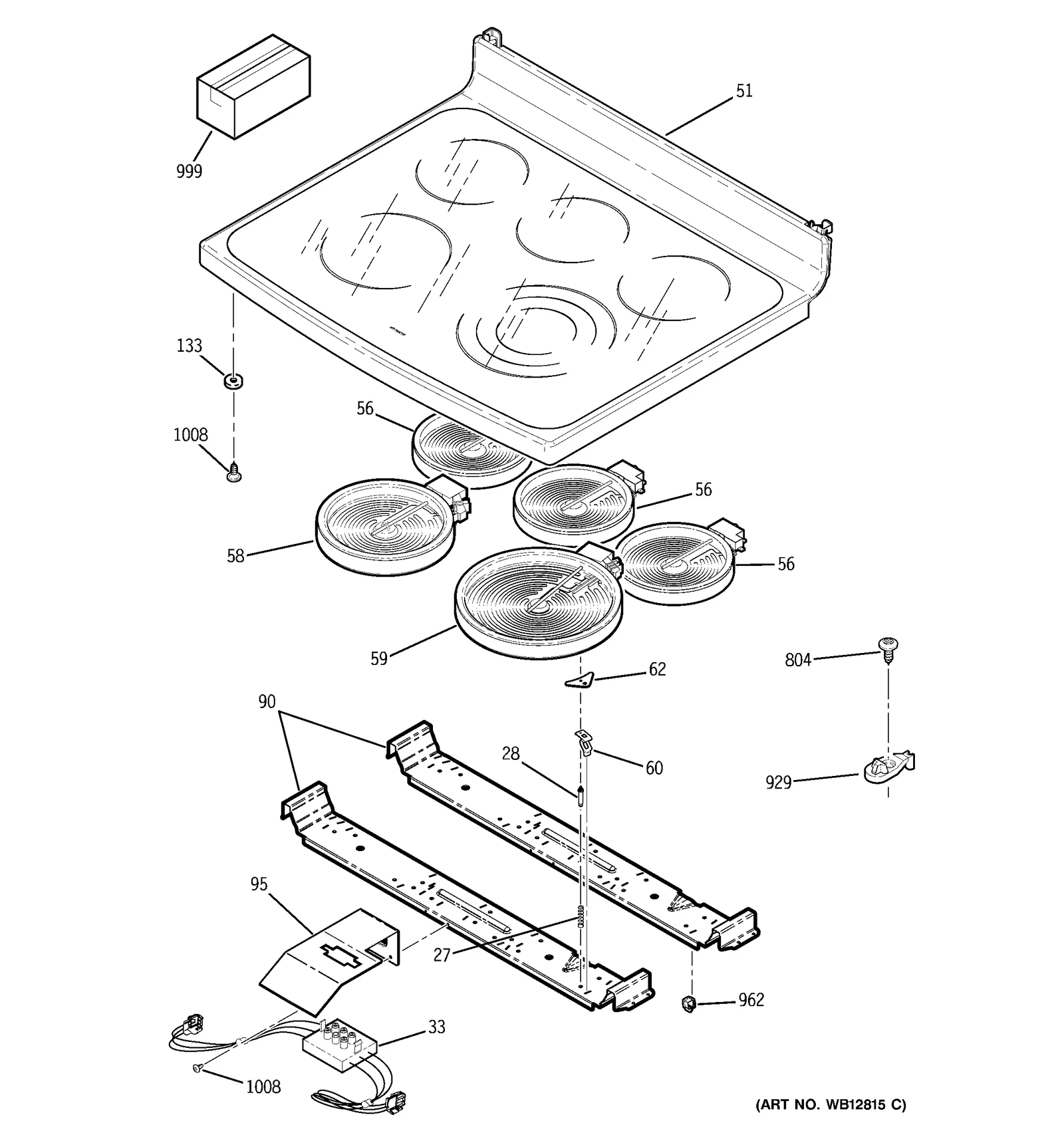 Radiant Top Assembly
