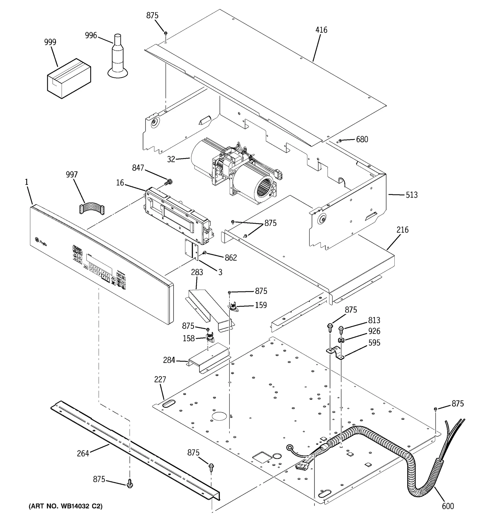Control Panel Tape Assembly