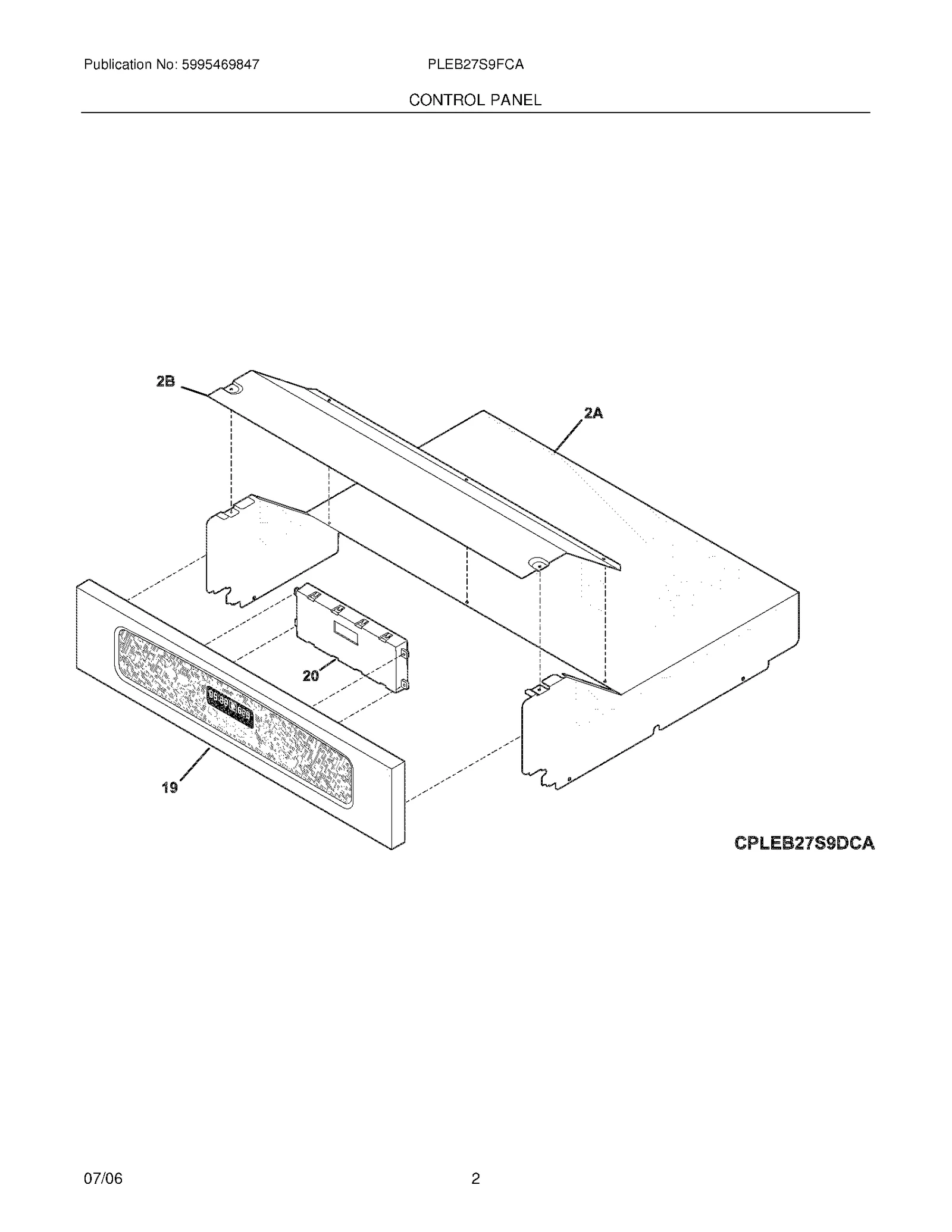 Control Panel Assembly