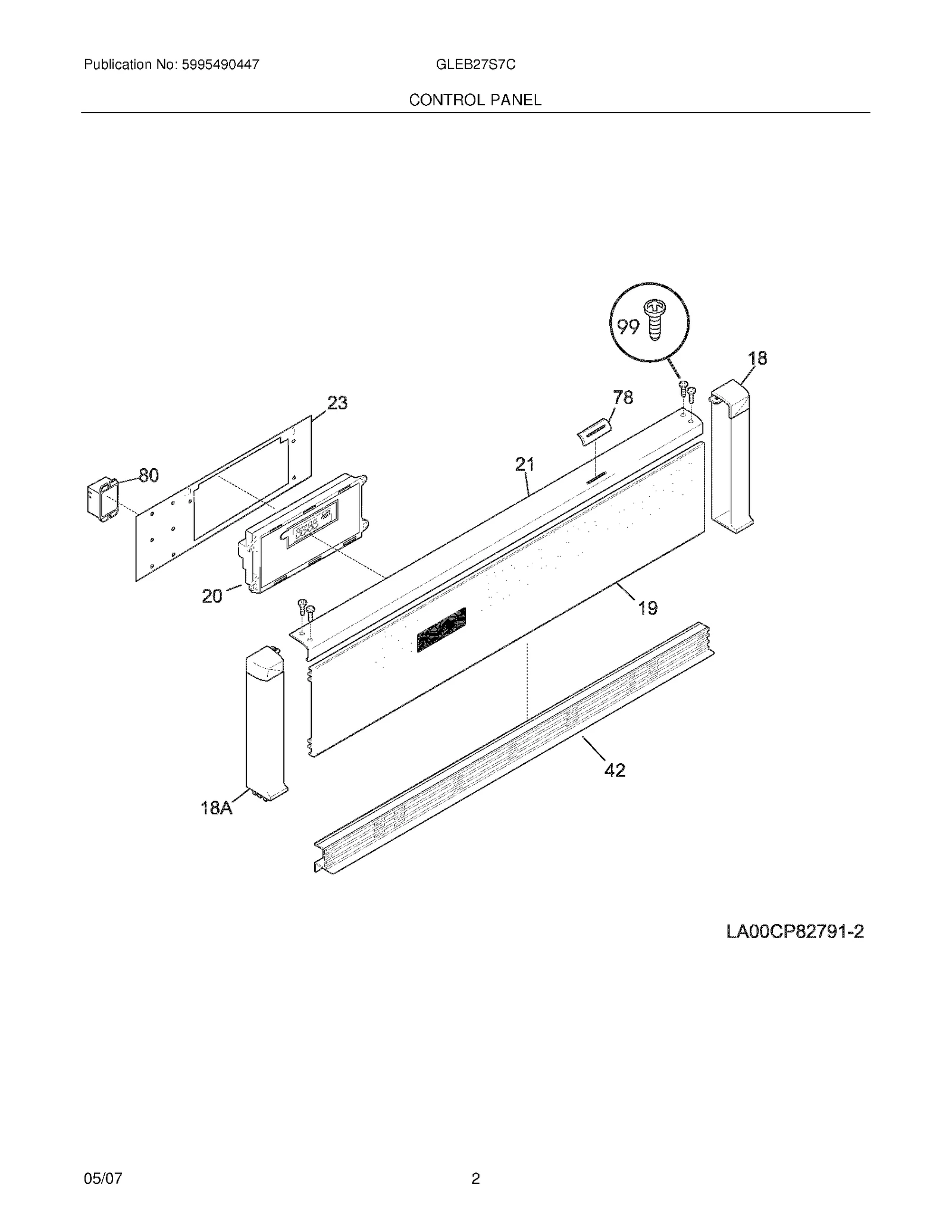 Control Membrane Panel