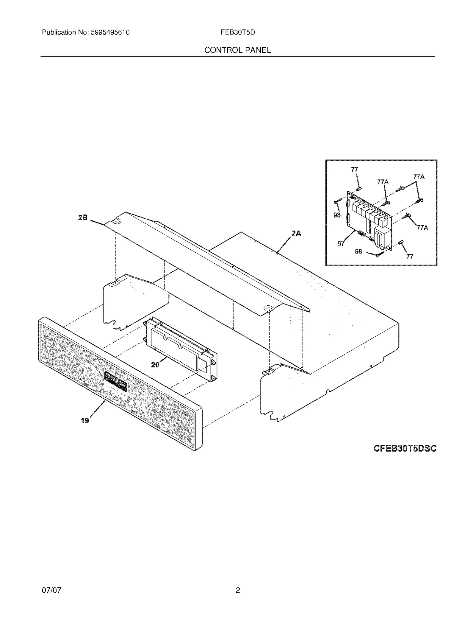 Control Panel Assembly