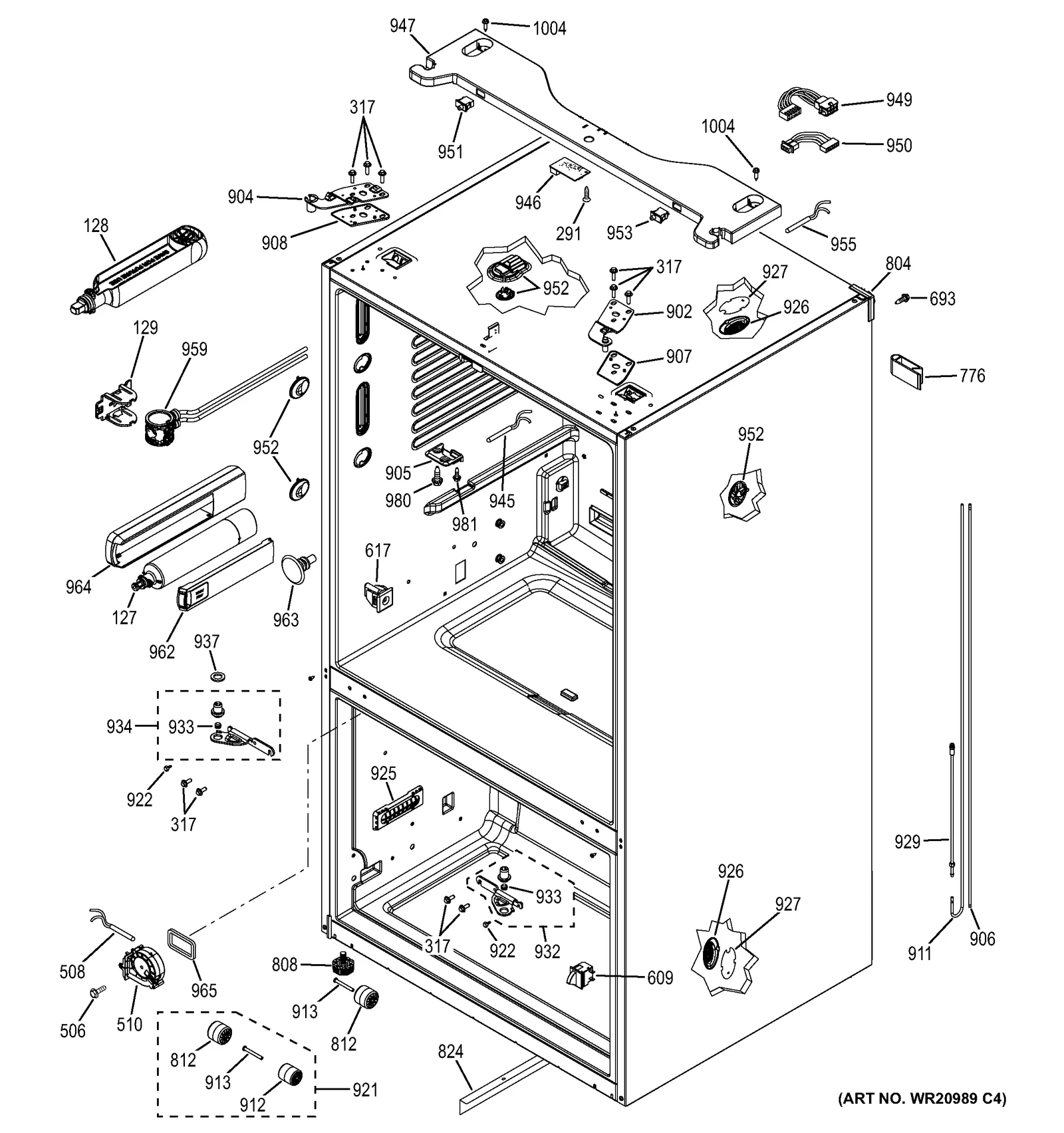 Water Filter Door