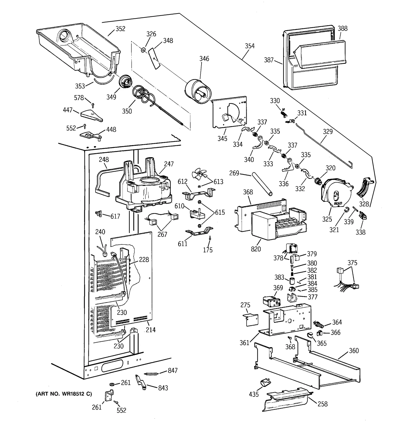 Bucket and Auger Display Assembly