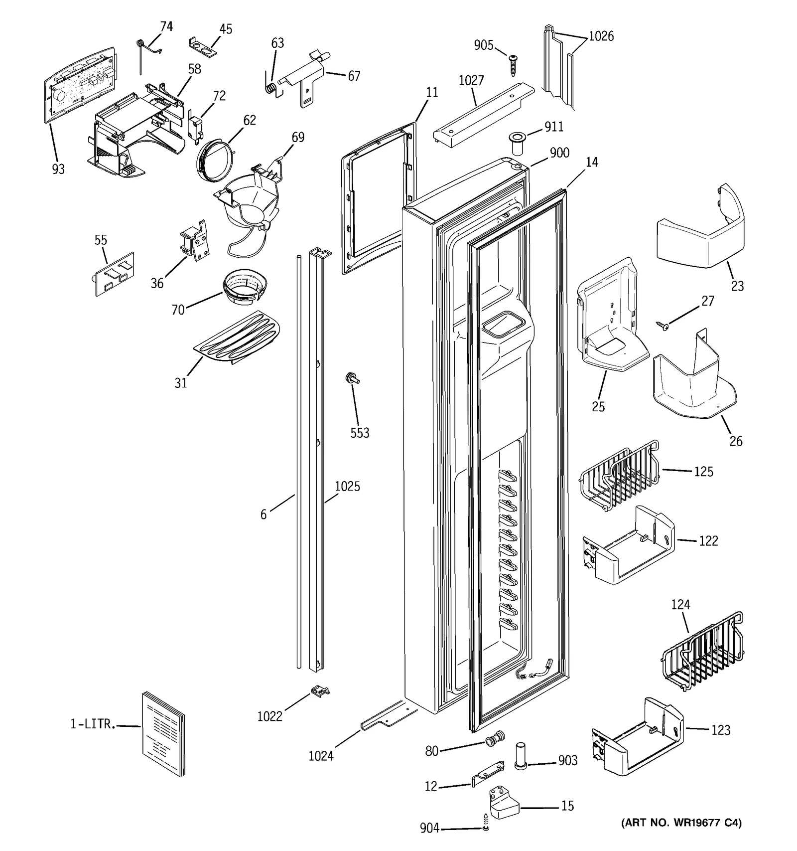 White Dispenser Interface Assembly