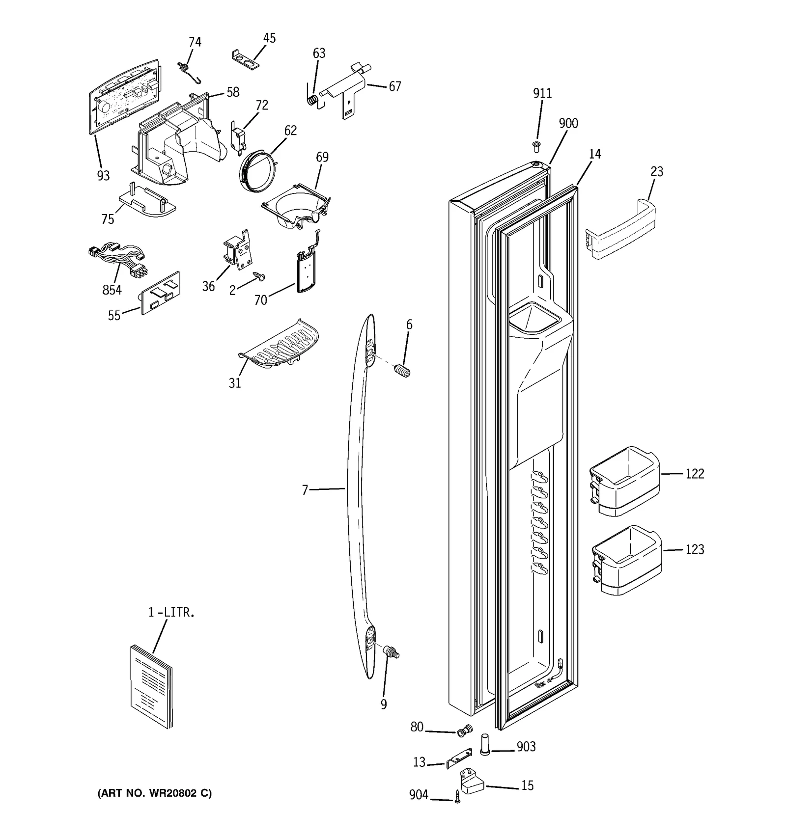 Door Foam Assembly
