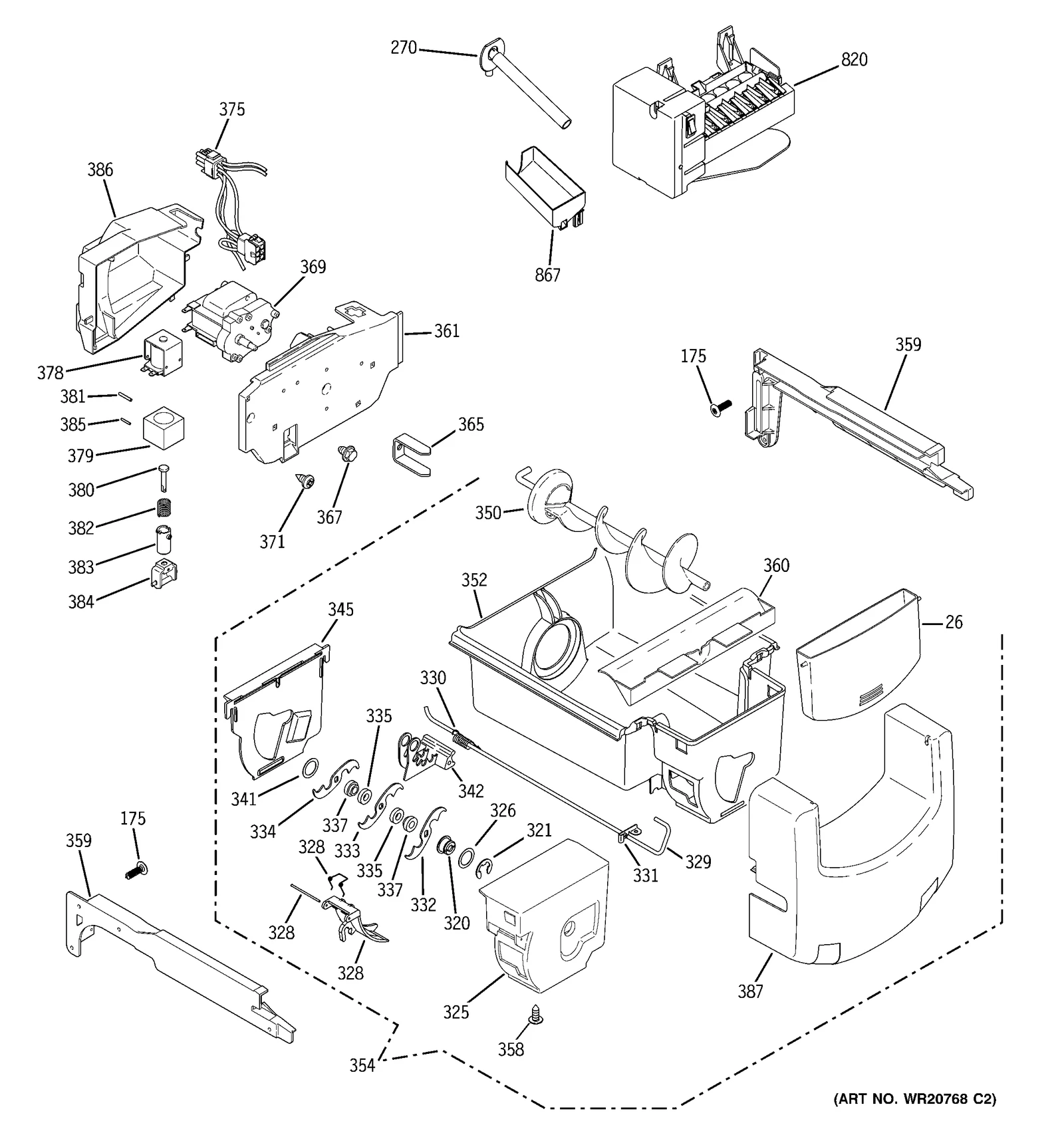 Ice Bucket Assembly