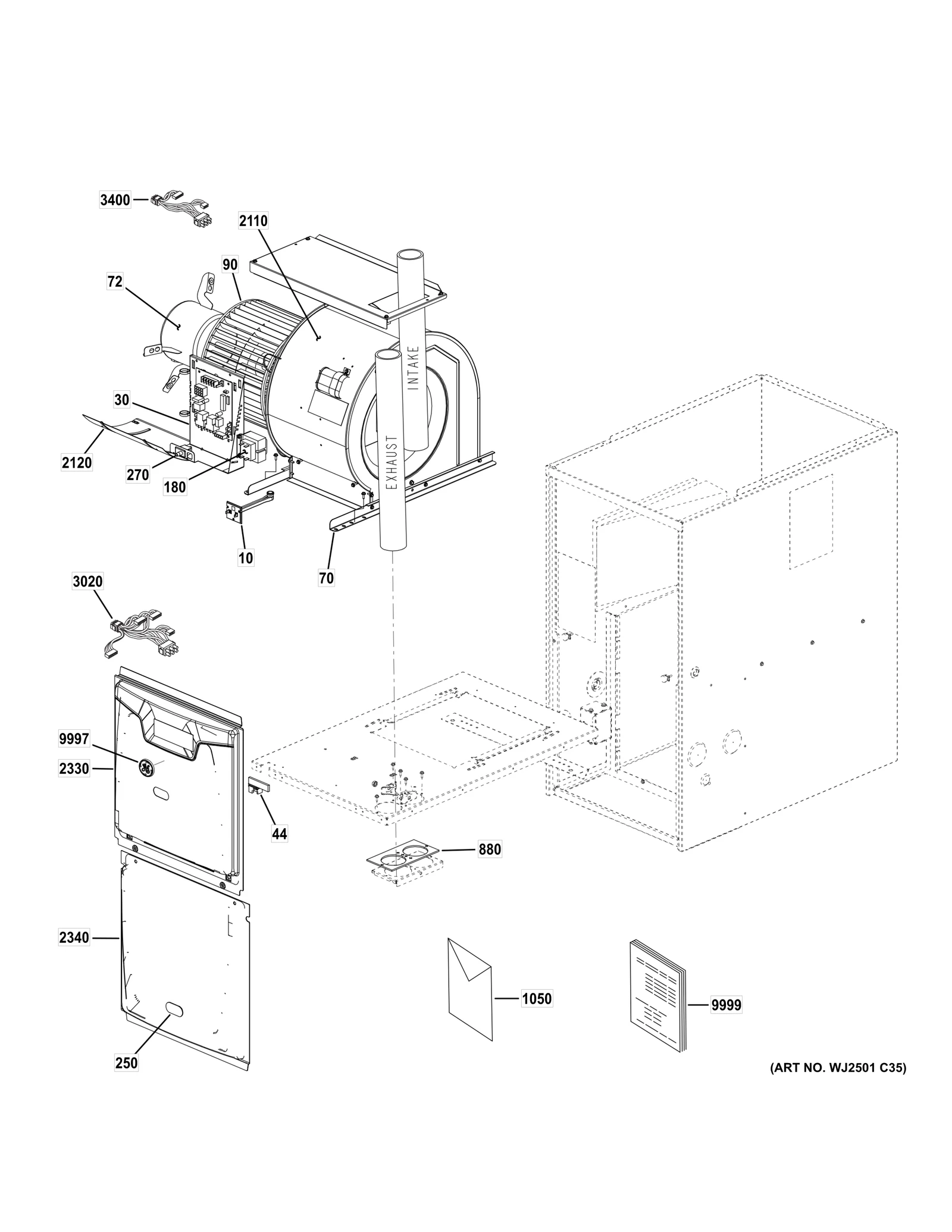 Blower Assembly LB-94724AE