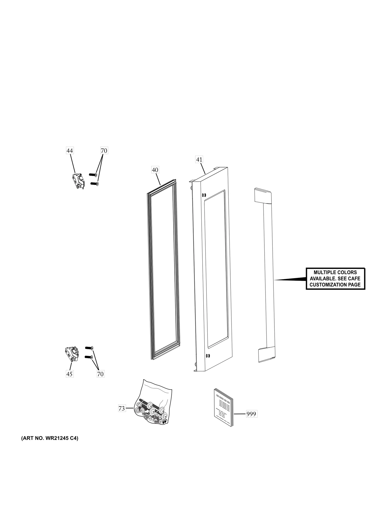 White Glass Door