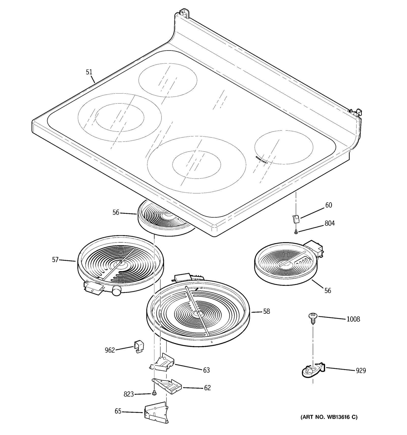 Glass Top Assembly